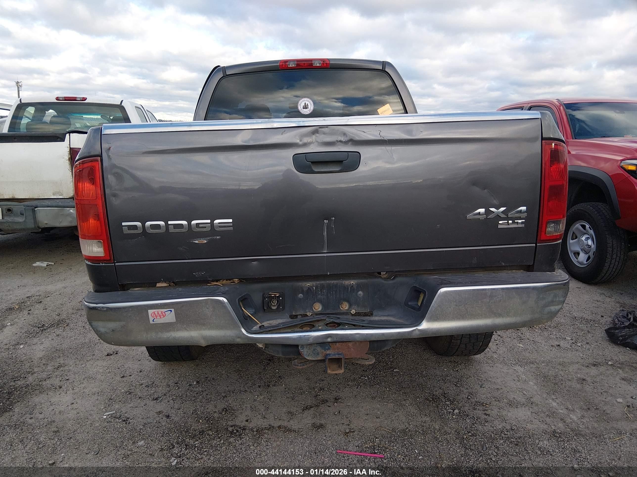 2004 Dodge Ram 1500 Slt/laramie Gray vin: 1D7HU18D24J280563