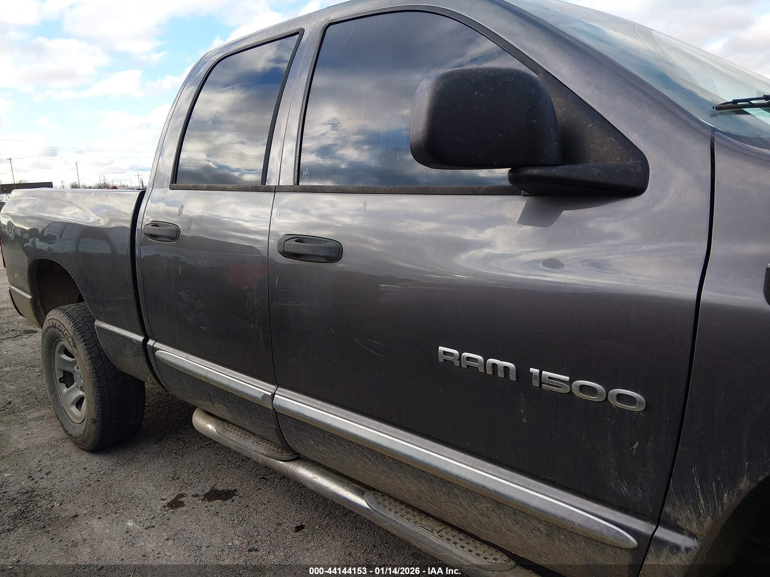 2004 Dodge Ram 1500 Slt/laramie Gray vin: 1D7HU18D24J280563