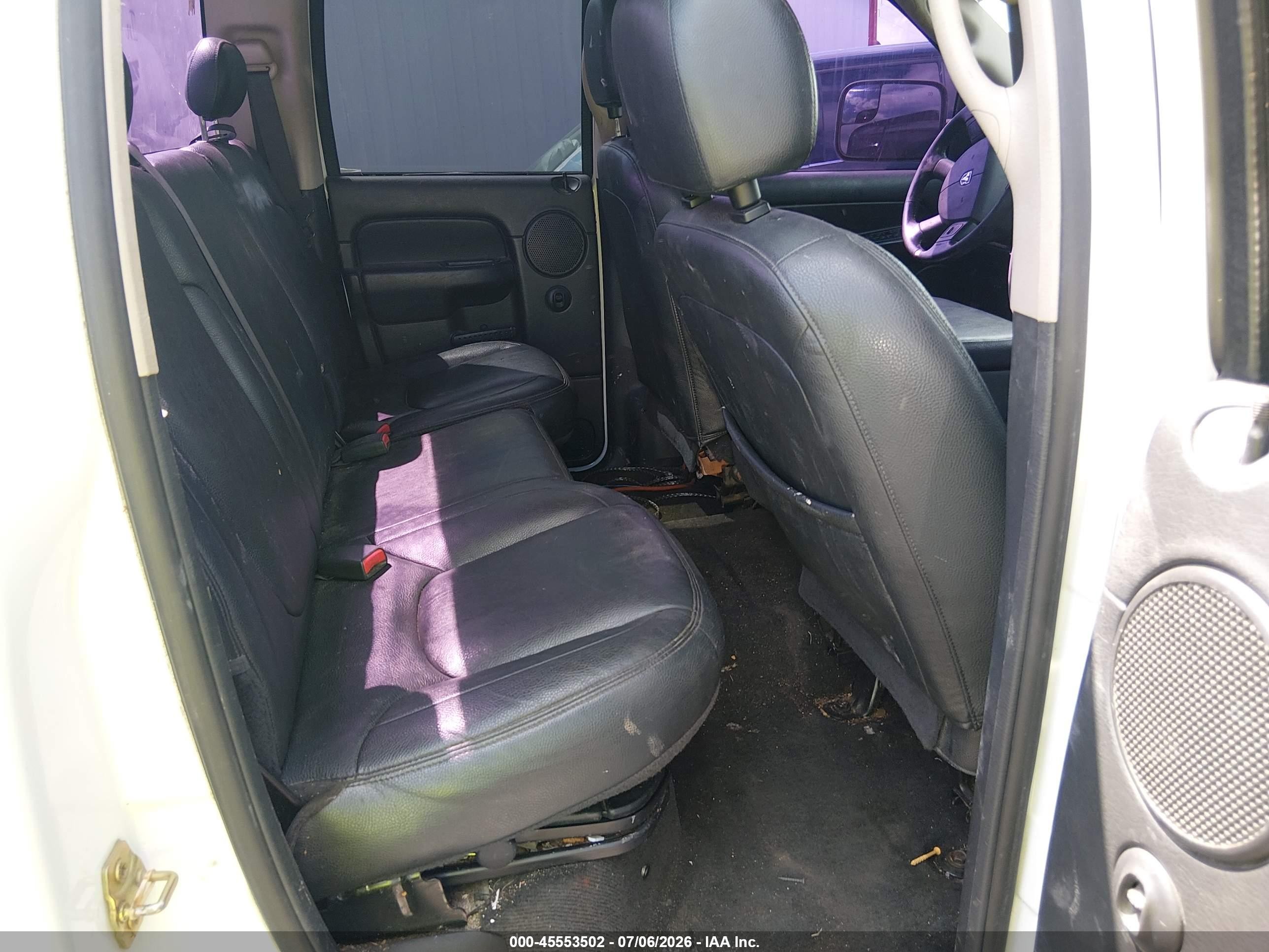 2004 Dodge Ram 1500 Slt/laramie White vin: 1D7HU18D24S582543
