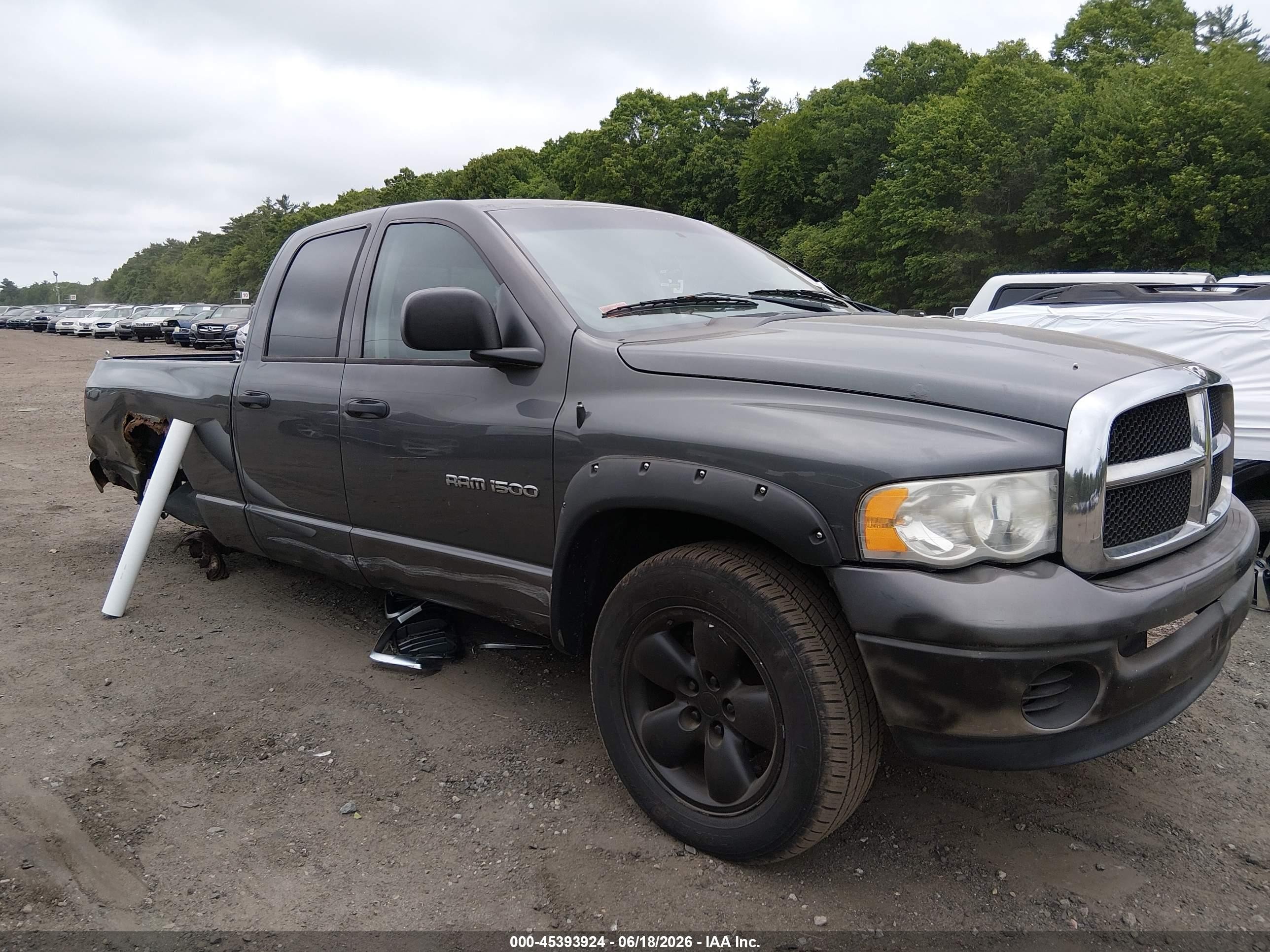 2004 Dodge Ram 1500 Slt/laramie Серый vin: 1D7HU18D24S653367