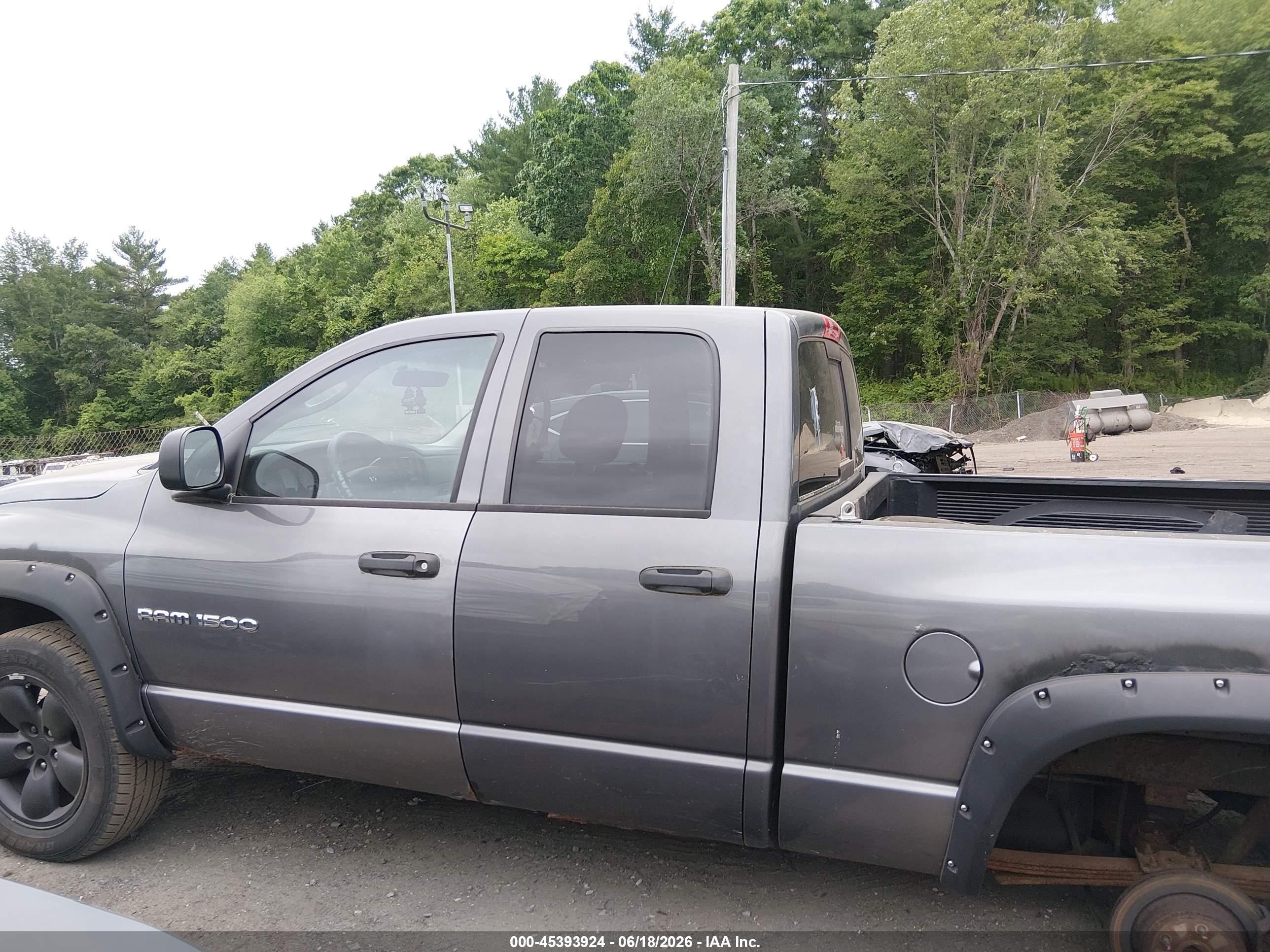 2004 Dodge Ram 1500 Slt/laramie Gray vin: 1D7HU18D24S653367
