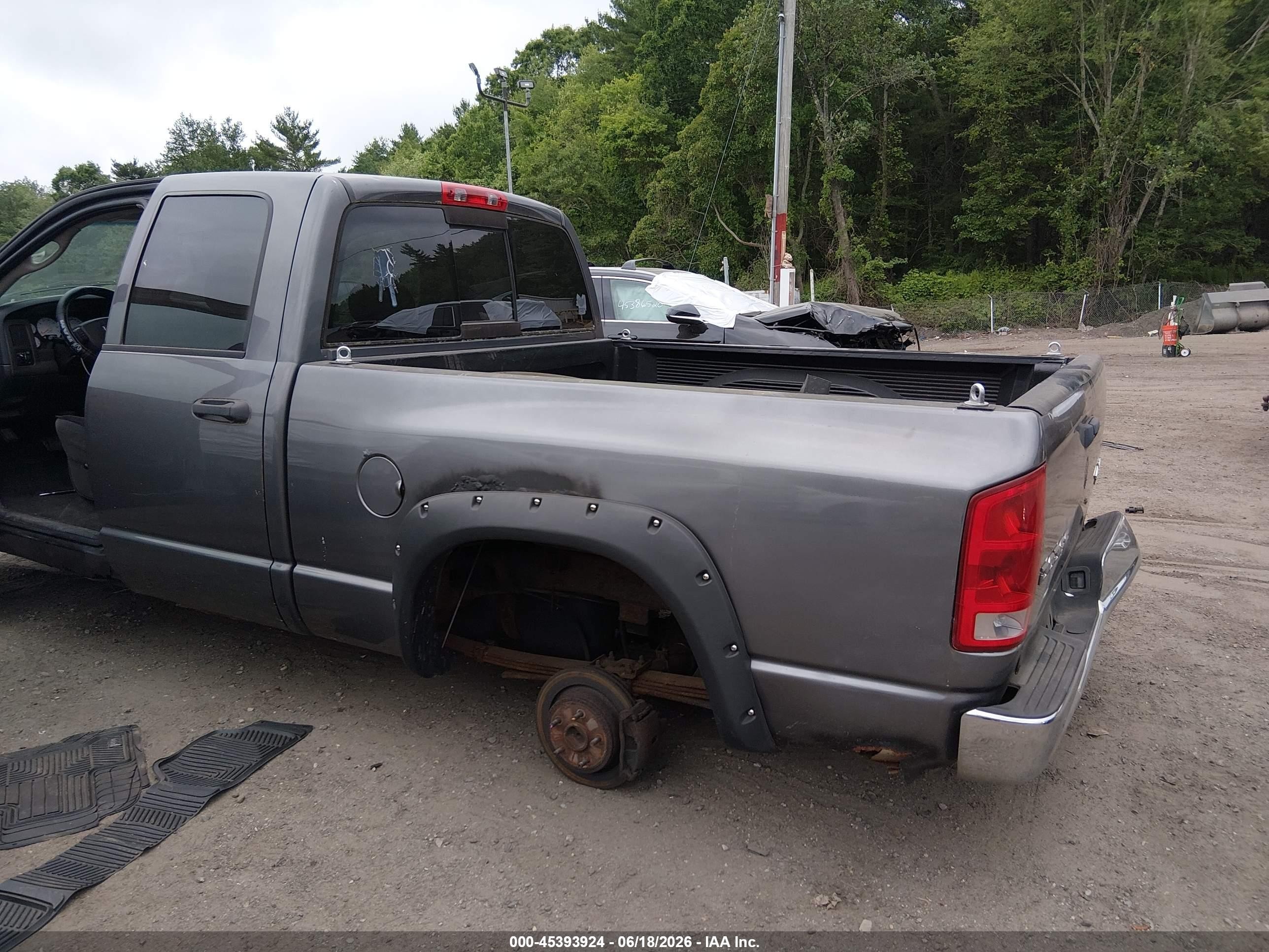 2004 Dodge Ram 1500 Slt/laramie Gray vin: 1D7HU18D24S653367