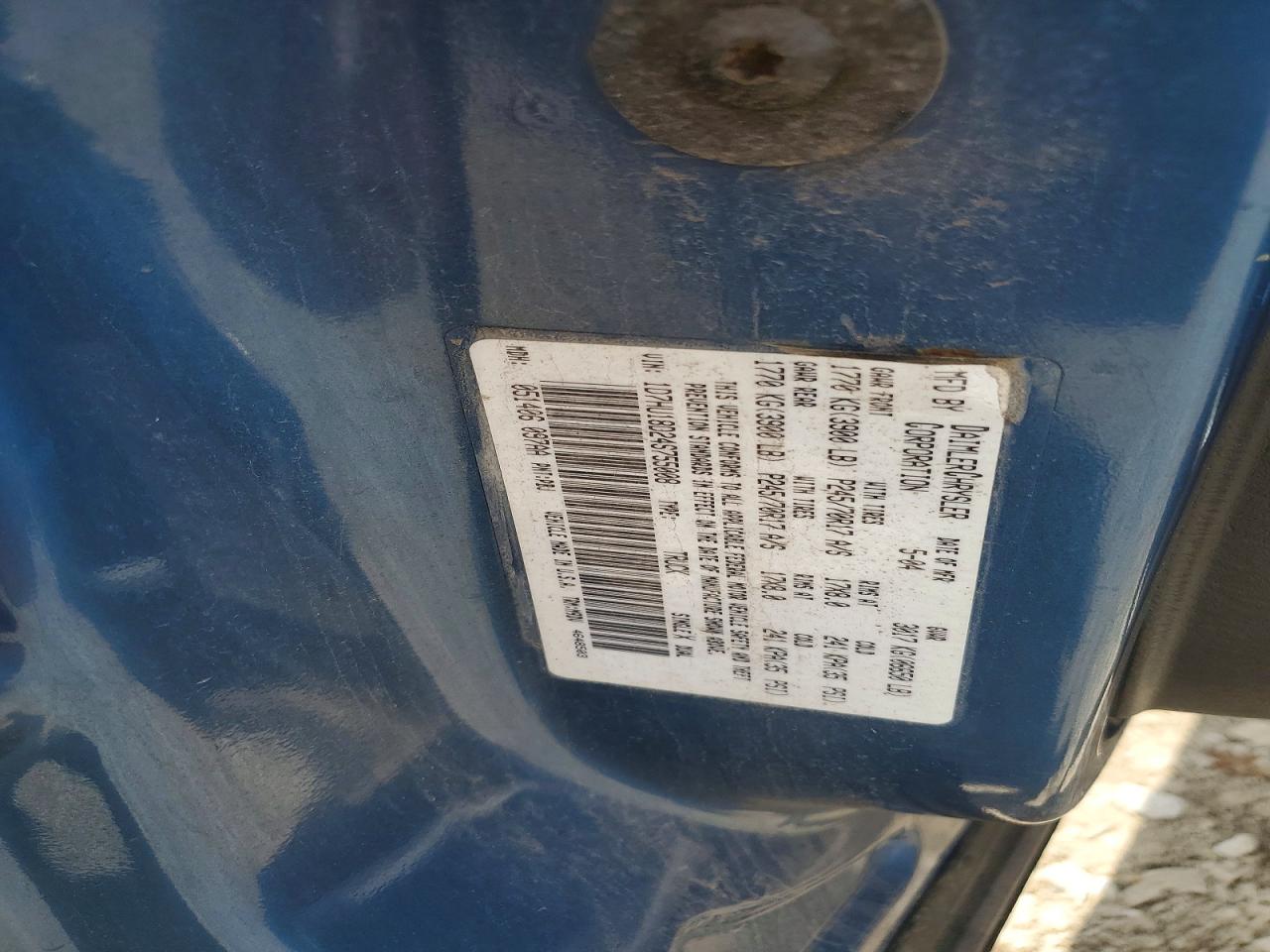 2004 Dodge Ram 1500 St Blue vin: 1D7HU18D24S755008