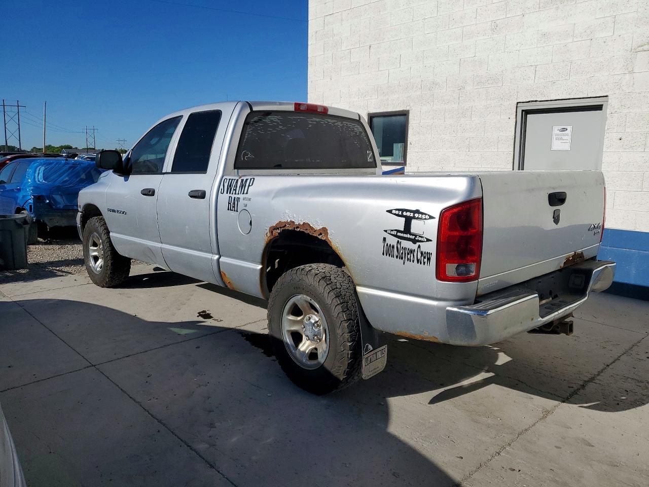 2005 Dodge Ram 1500 St Silver vin: 1D7HU18D25J623003