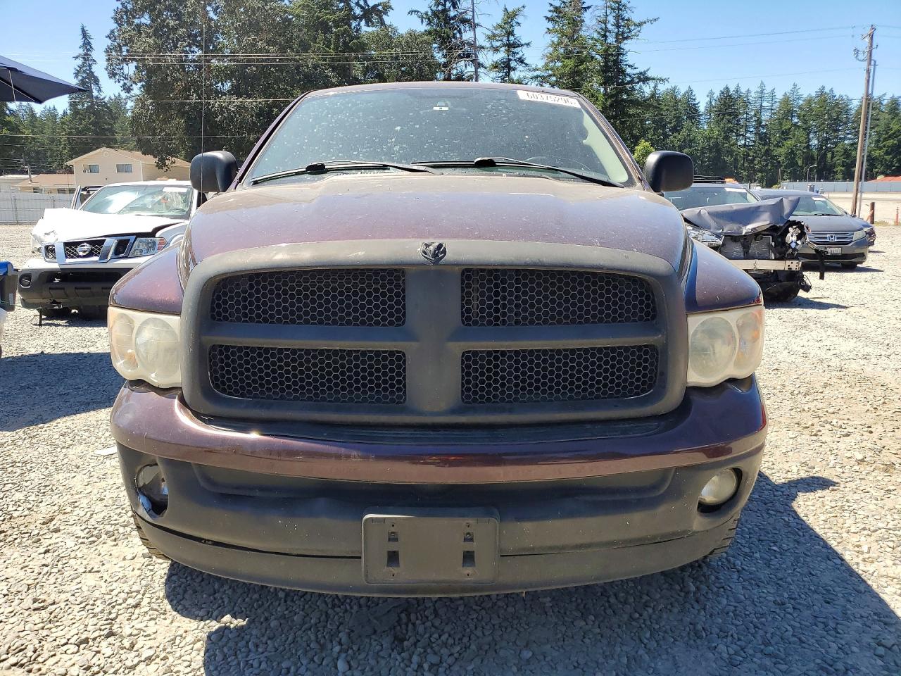 2005 Dodge Ram 1500 St Burgundy vin: 1D7HU18D25S108383