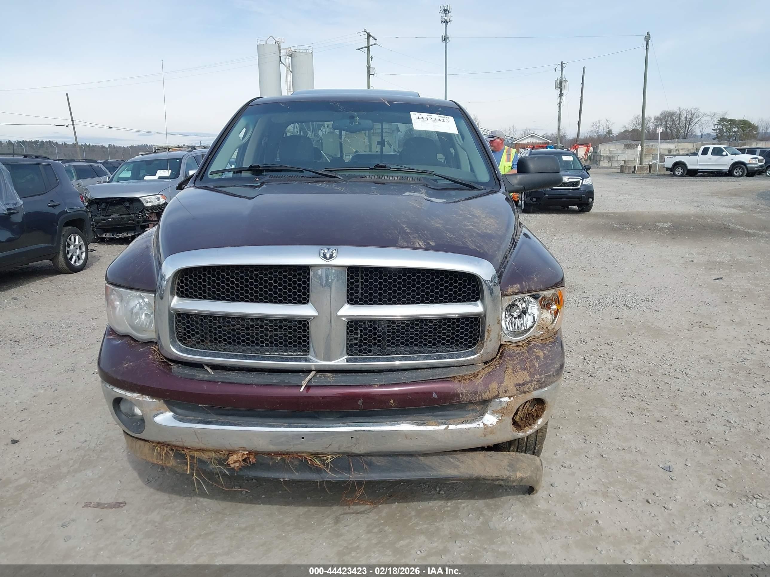 2005 Dodge Ram 1500 Slt/laramie Burgundy vin: 1D7HU18D25S142226