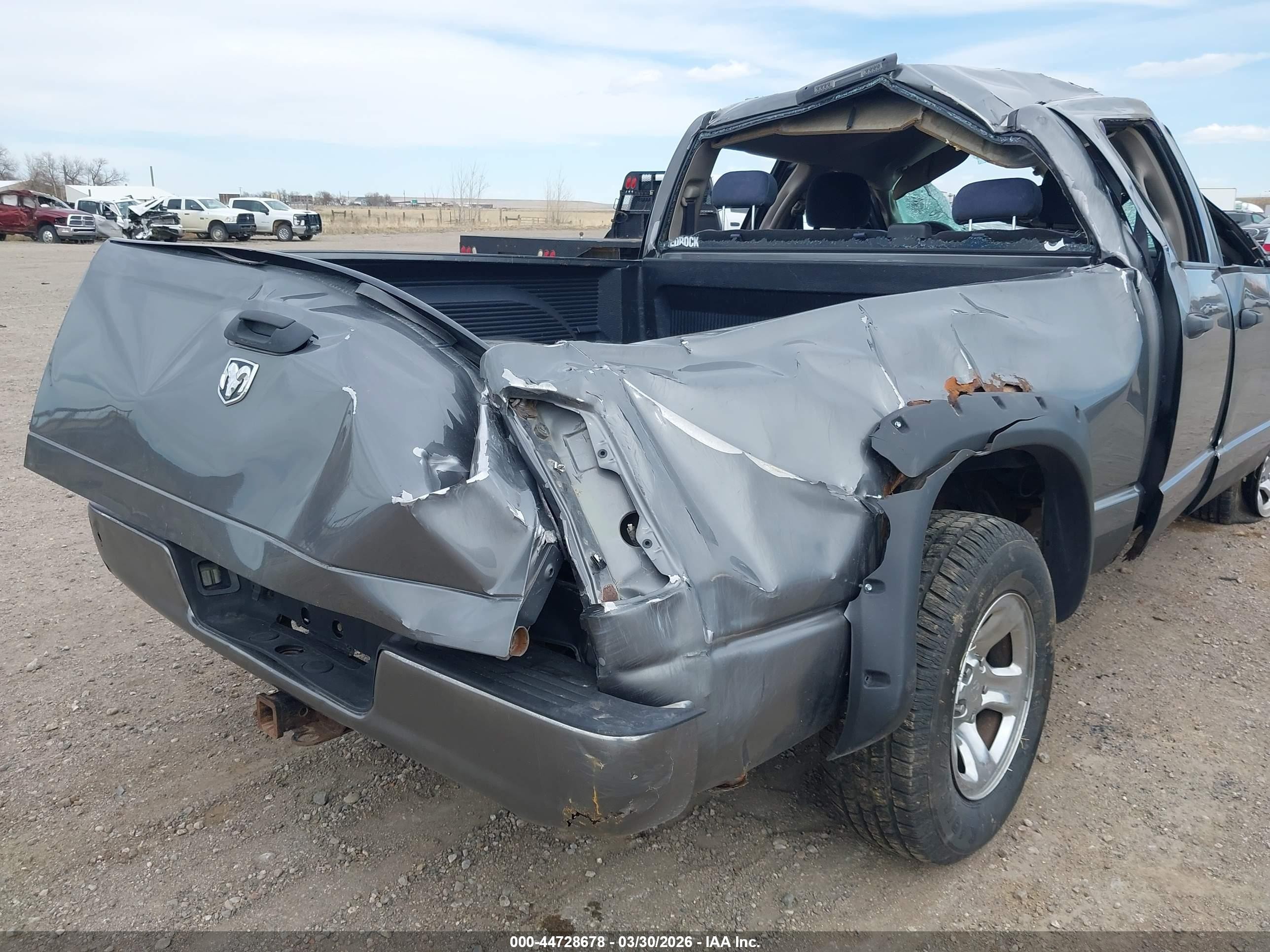 2005 Dodge Ram 1500 Slt/laramie Gray vin: 1D7HU18D25S255822