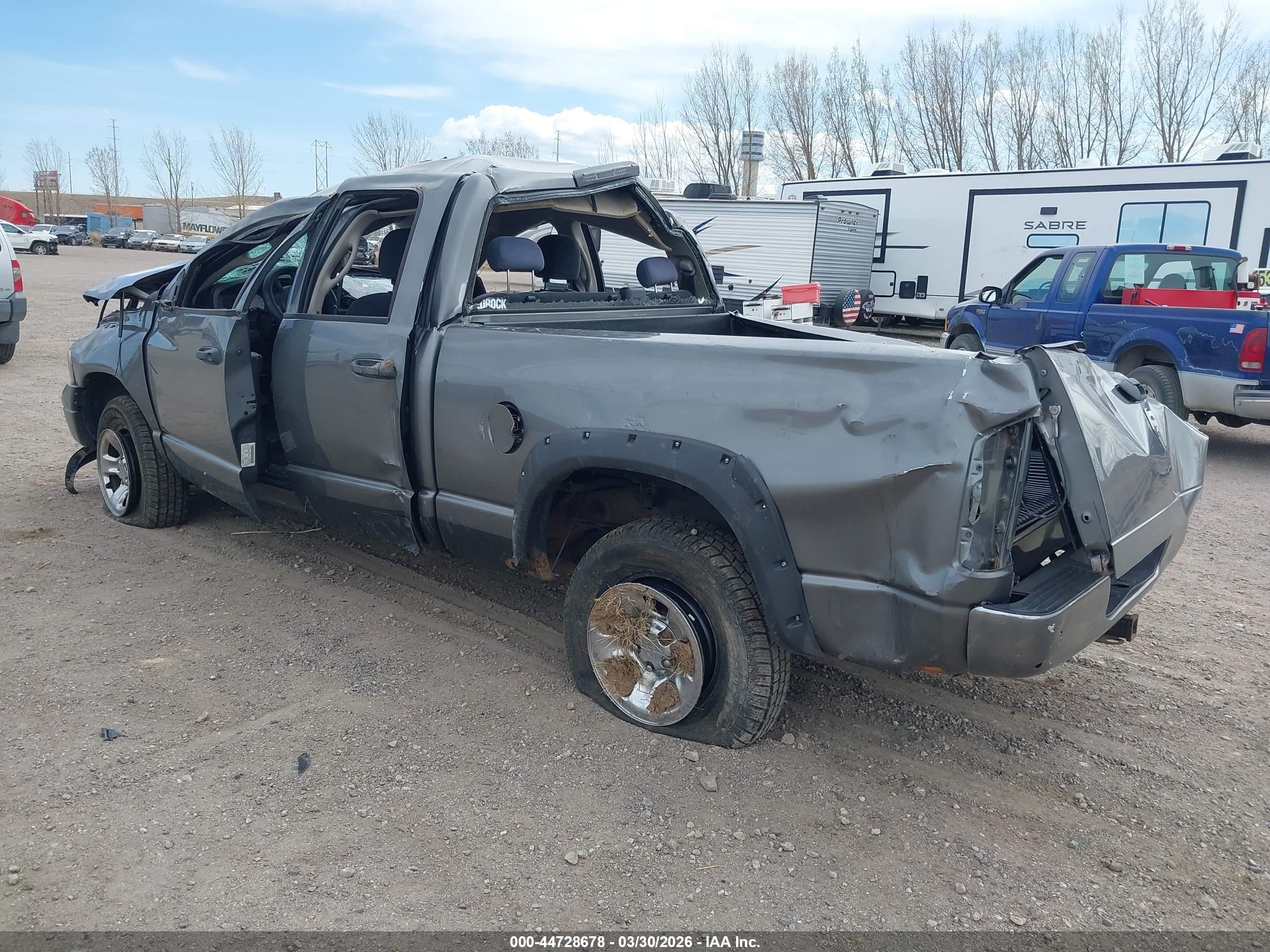 2005 Dodge Ram 1500 Slt/laramie Gray vin: 1D7HU18D25S255822