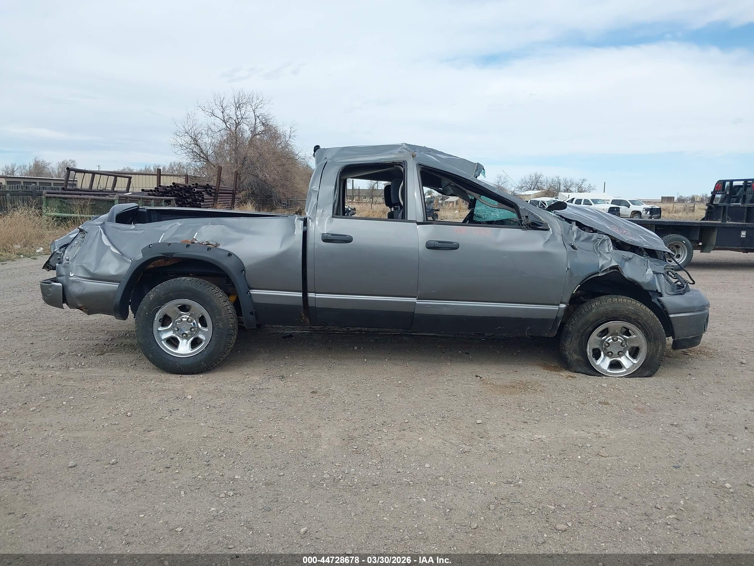 2005 Dodge Ram 1500 Slt/laramie Gray vin: 1D7HU18D25S255822