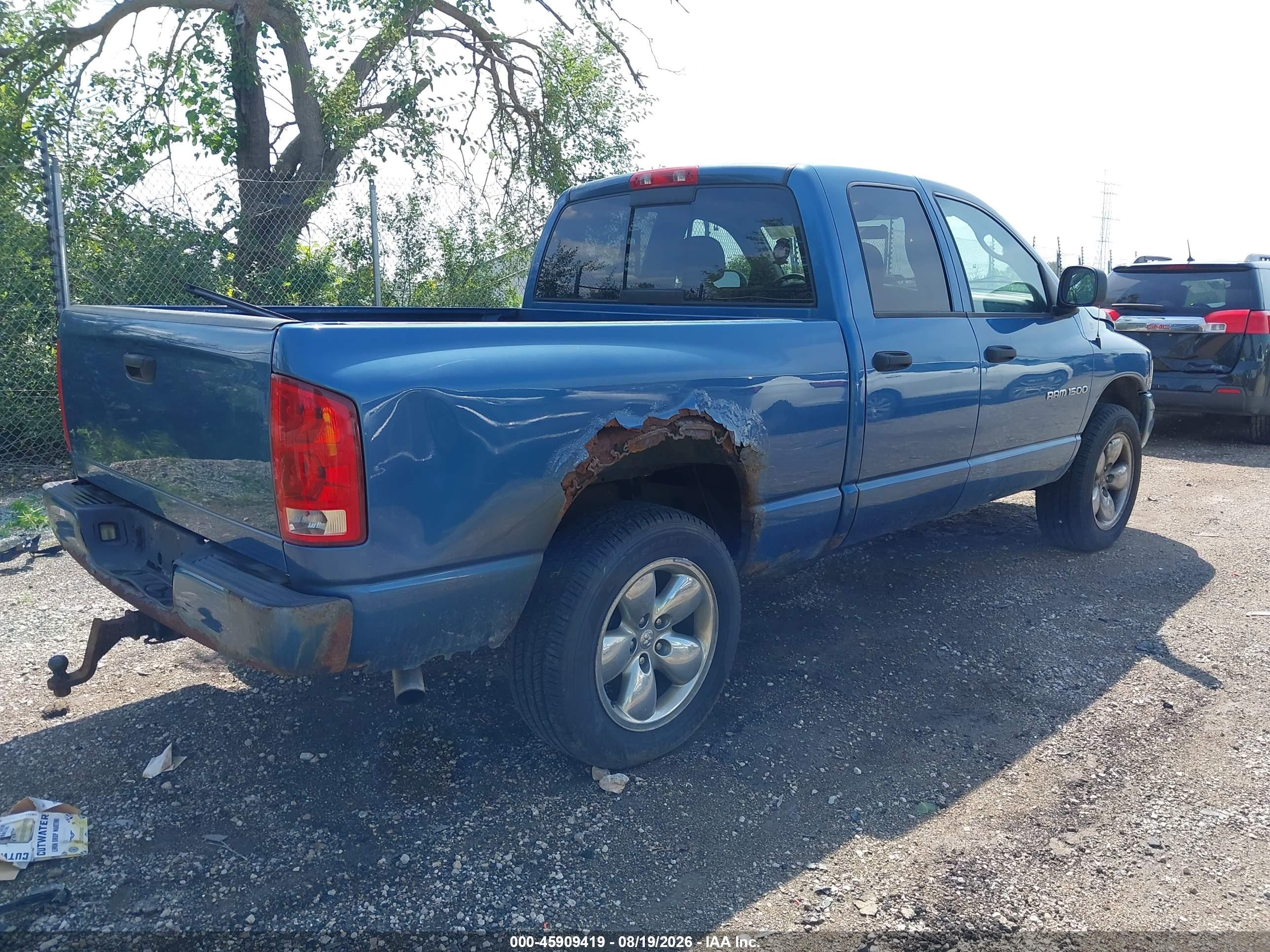2003 Dodge Ram 1500 Slt/laramie/st Синий vin: 1D7HU18D33J618275