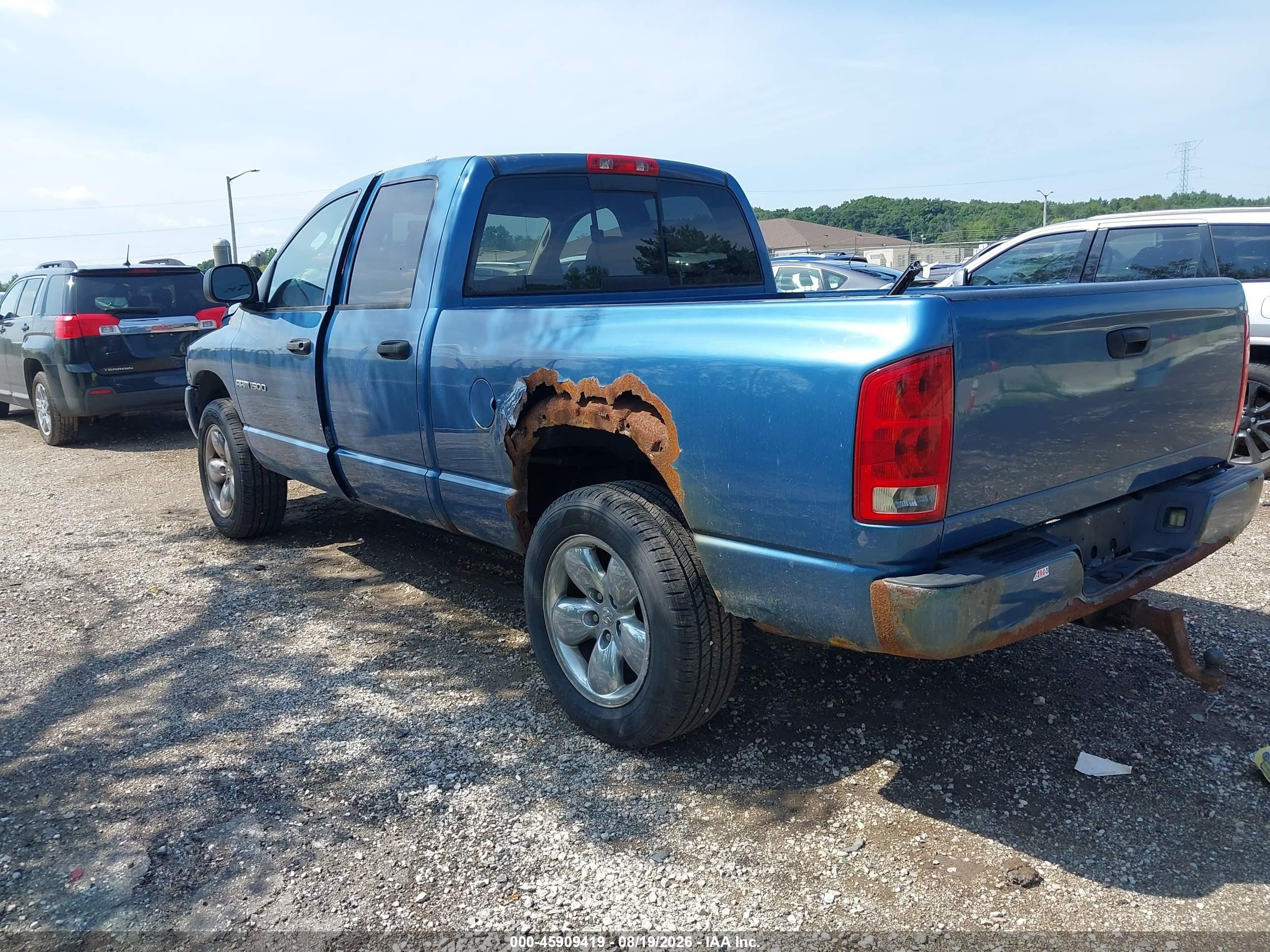 2003 Dodge Ram 1500 Slt/laramie/st Синий vin: 1D7HU18D33J618275