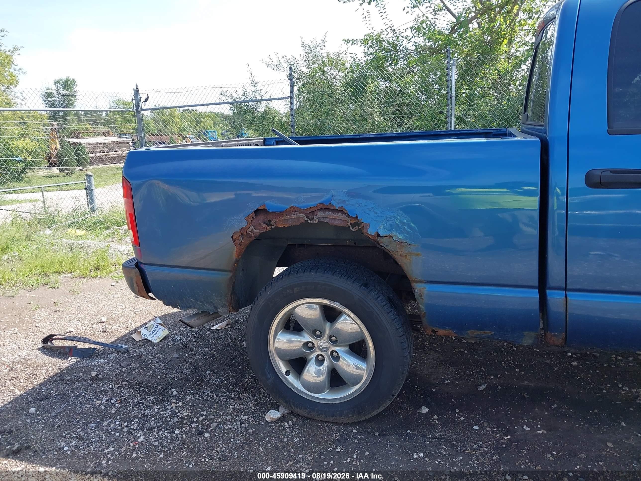 2003 Dodge Ram 1500 Slt/laramie/st Синий vin: 1D7HU18D33J618275
