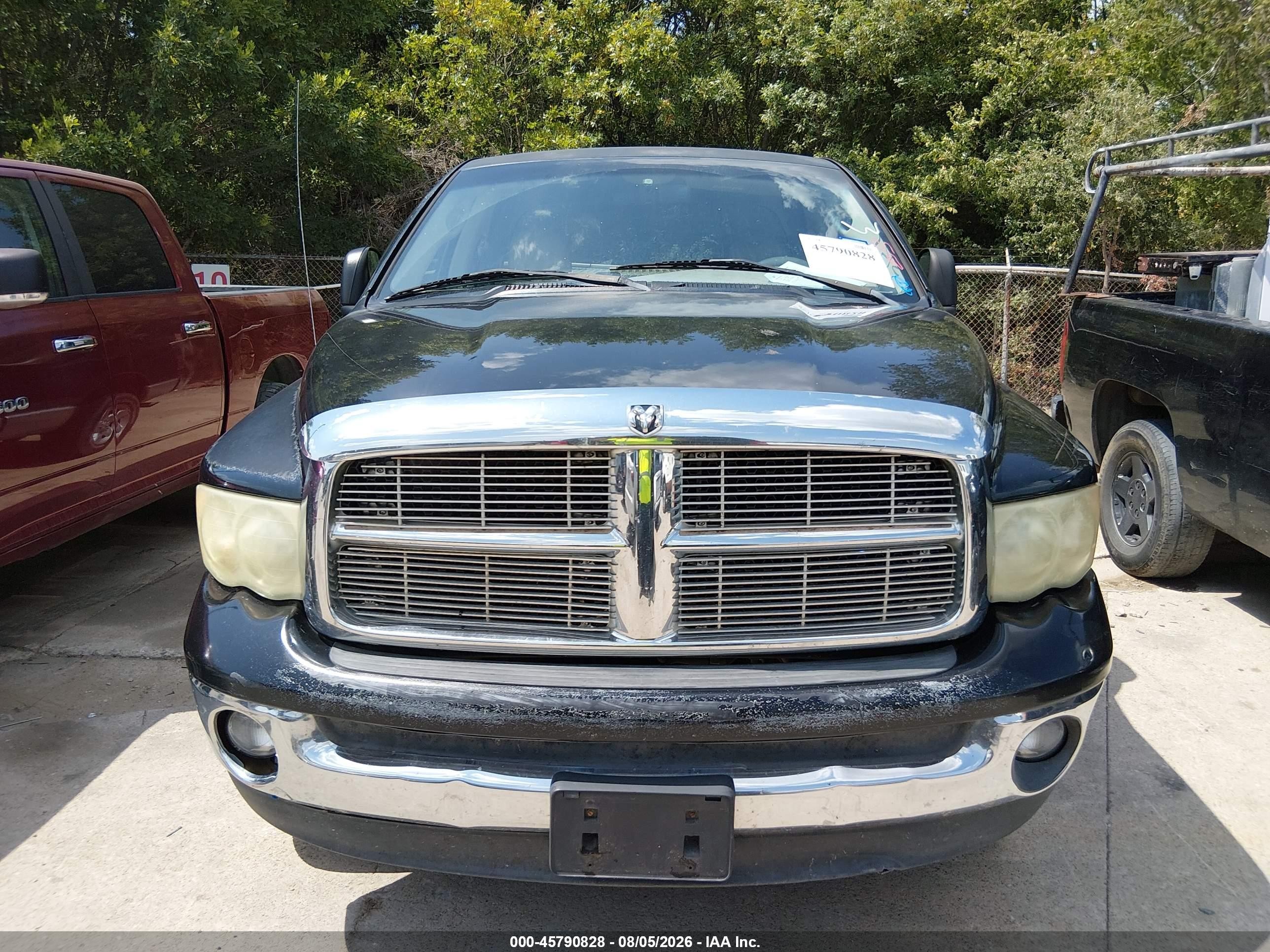 2003 Dodge Ram 1500 Slt/laramie/st Black vin: 1D7HU18D33S216878