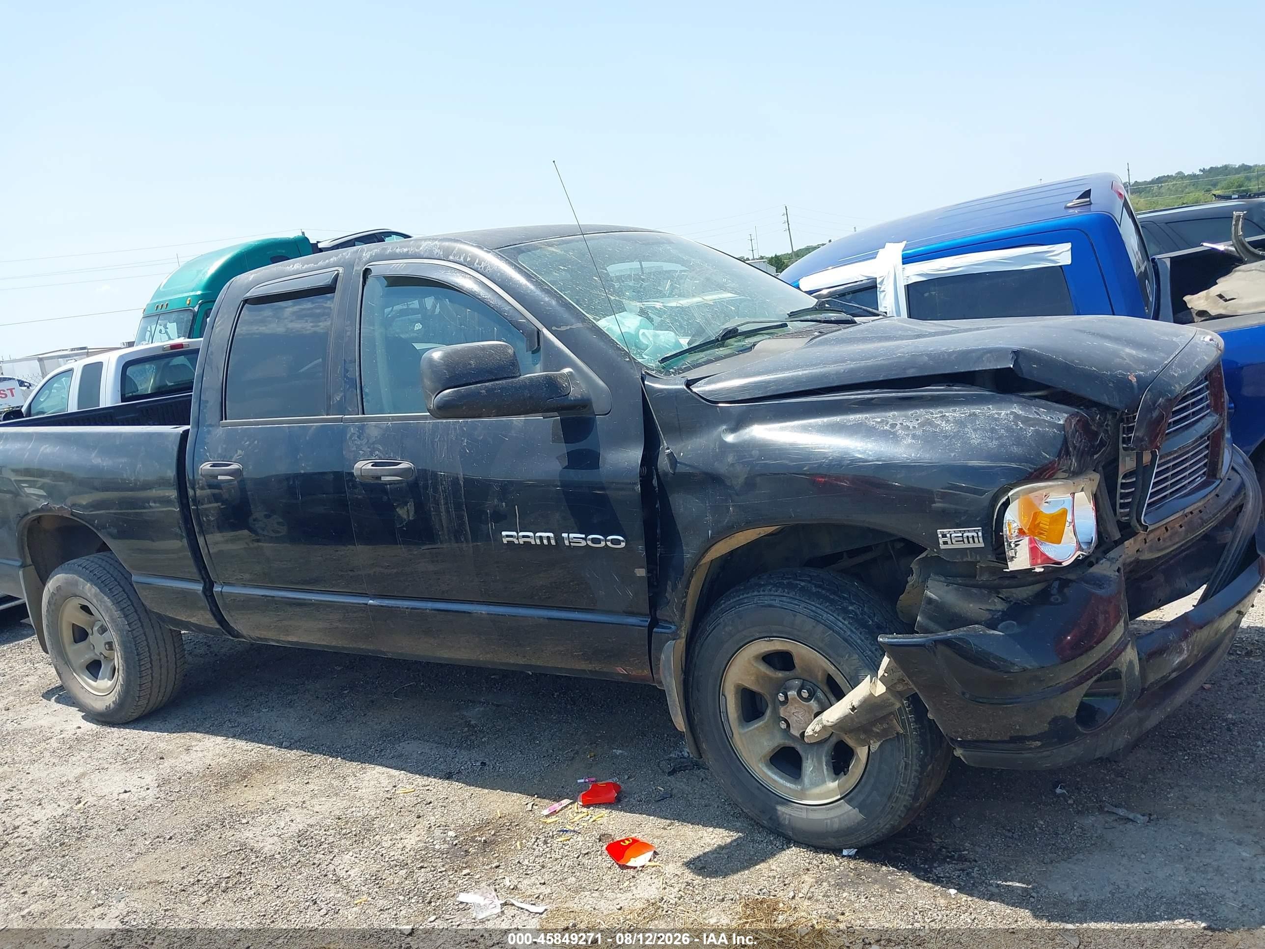 2003 Dodge Ram 1500 Slt/laramie/st Black vin: 1D7HU18D33S317192