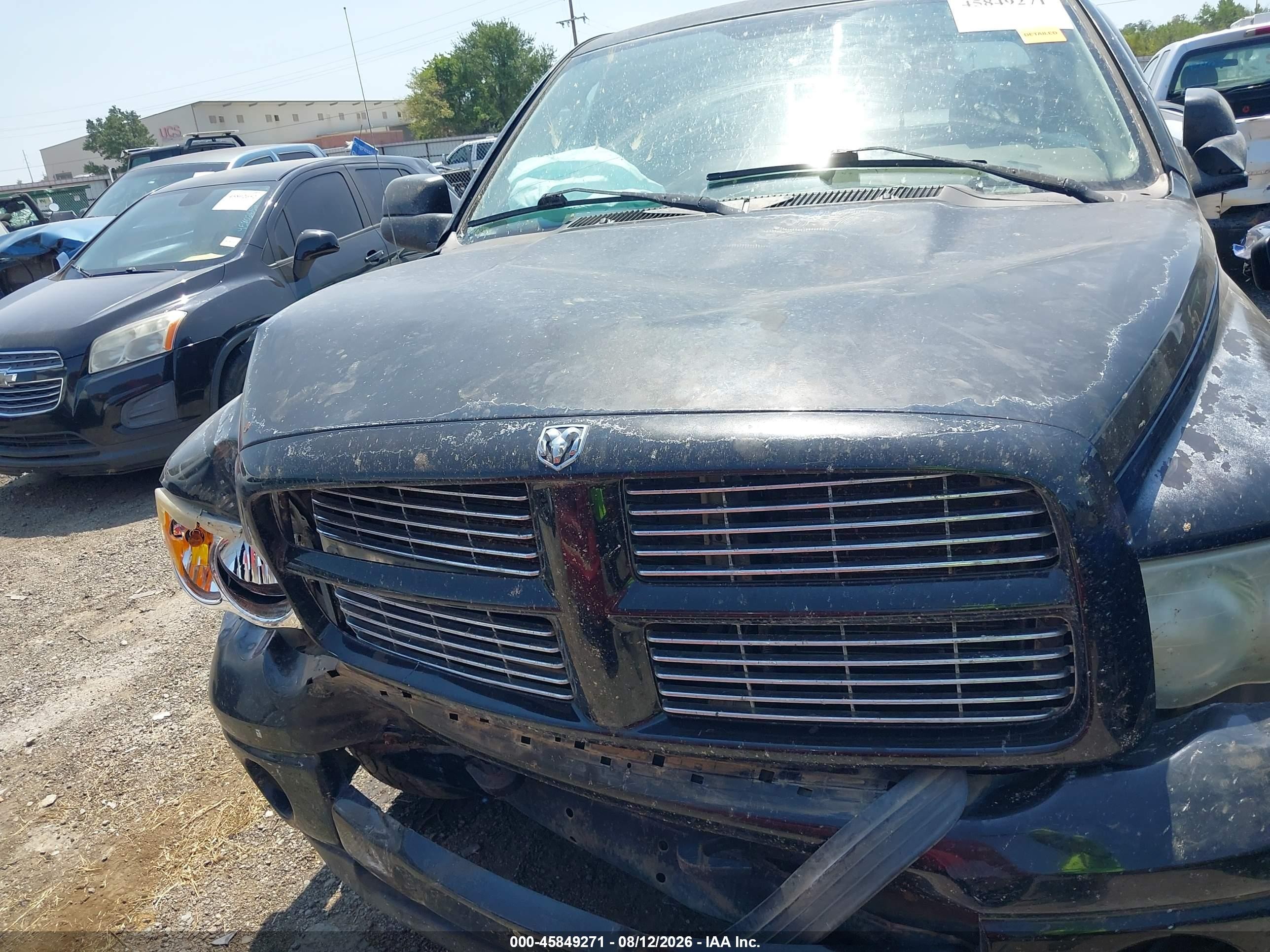 2003 Dodge Ram 1500 Slt/laramie/st Black vin: 1D7HU18D33S317192
