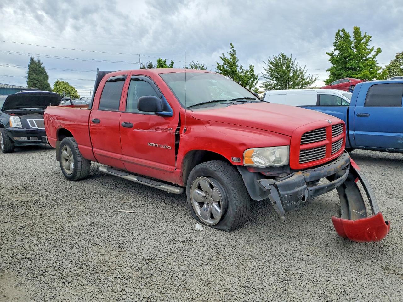 2005 Dodge Ram 1500 St Красный vin: 1D7HU18D35S317941
