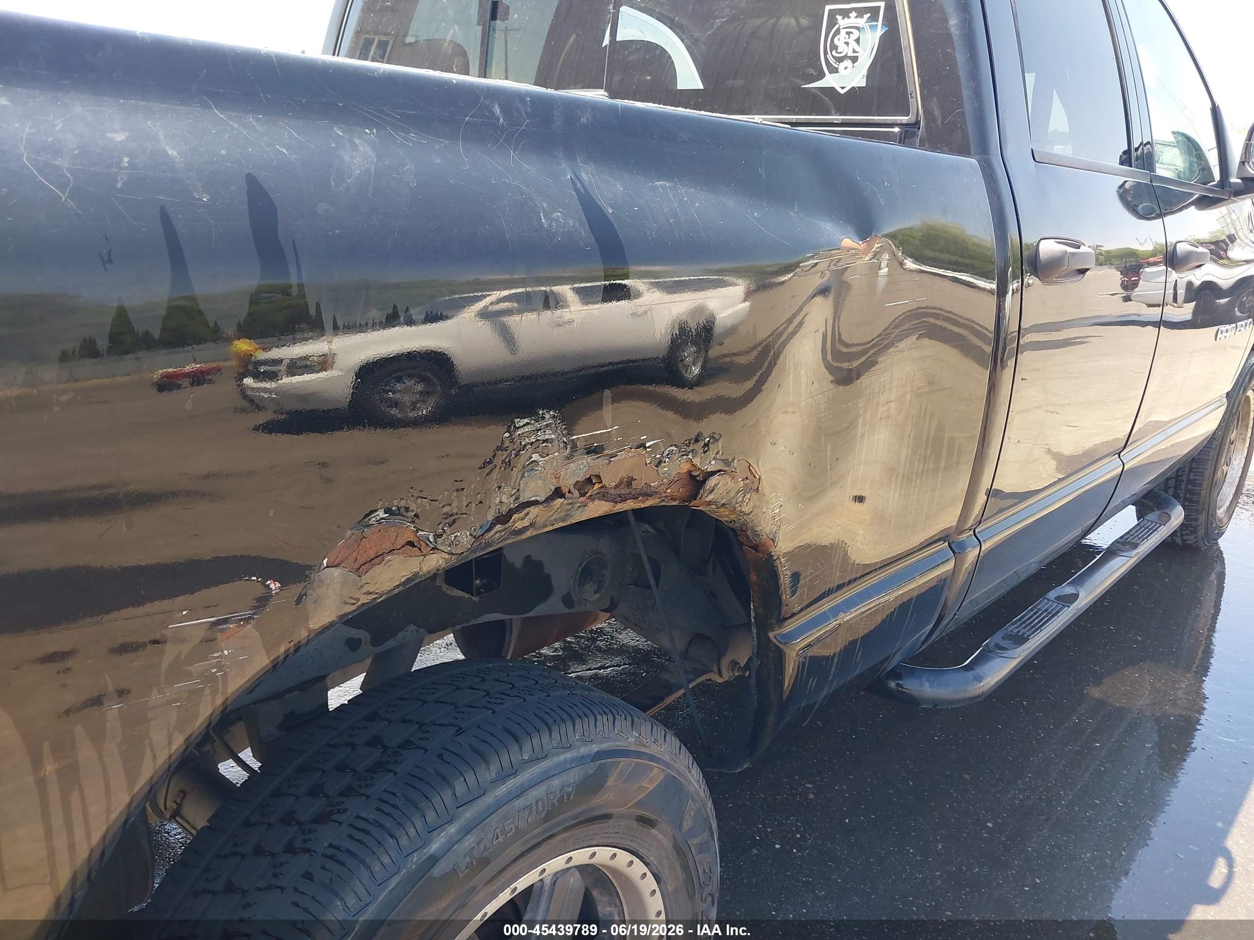 2005 Dodge Ram 1500 Slt/laramie Black vin: 1D7HU18D35S352916