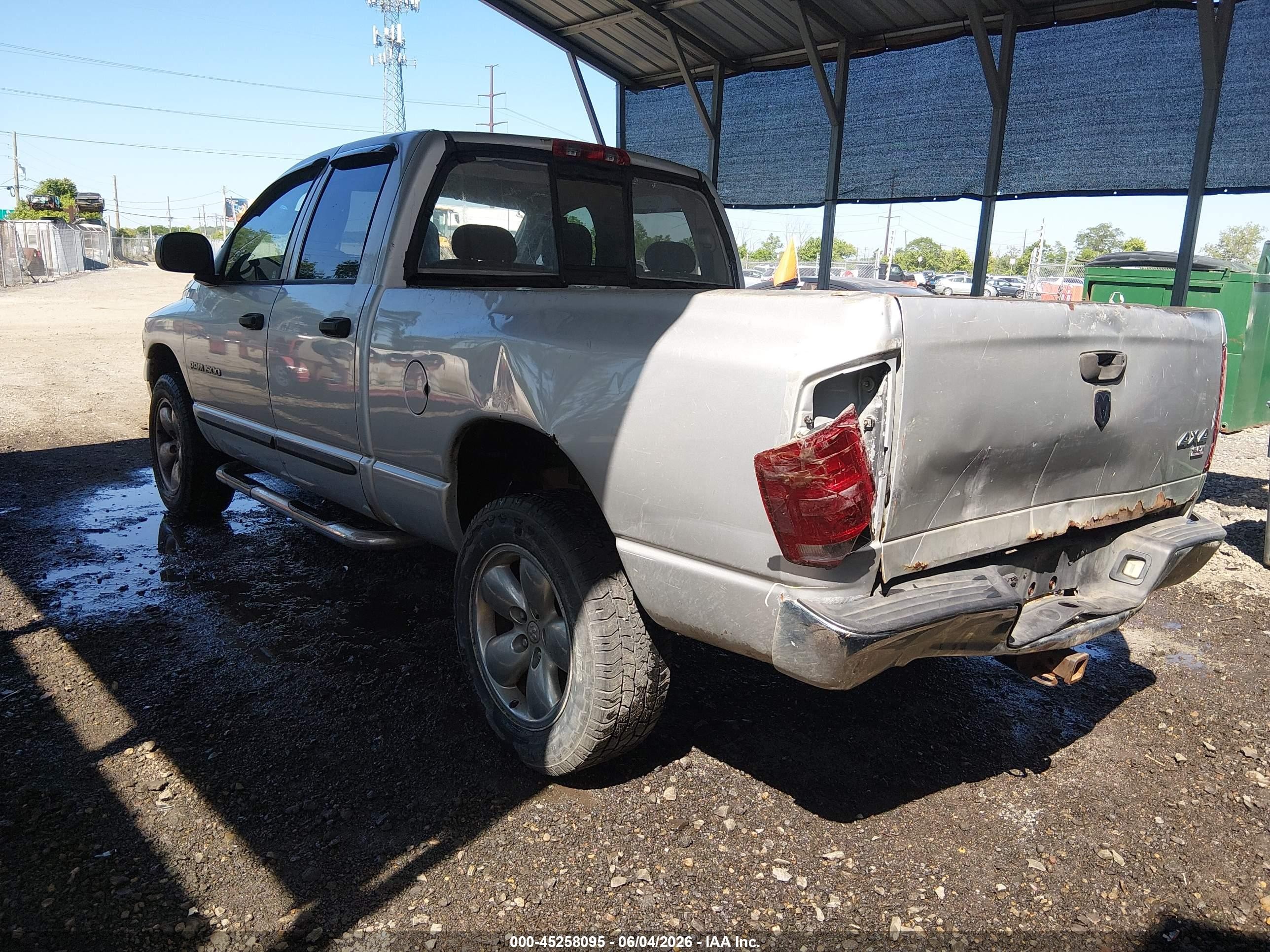 2005 Dodge Ram 1500 Slt/laramie Silver vin: 1D7HU18D35S365181