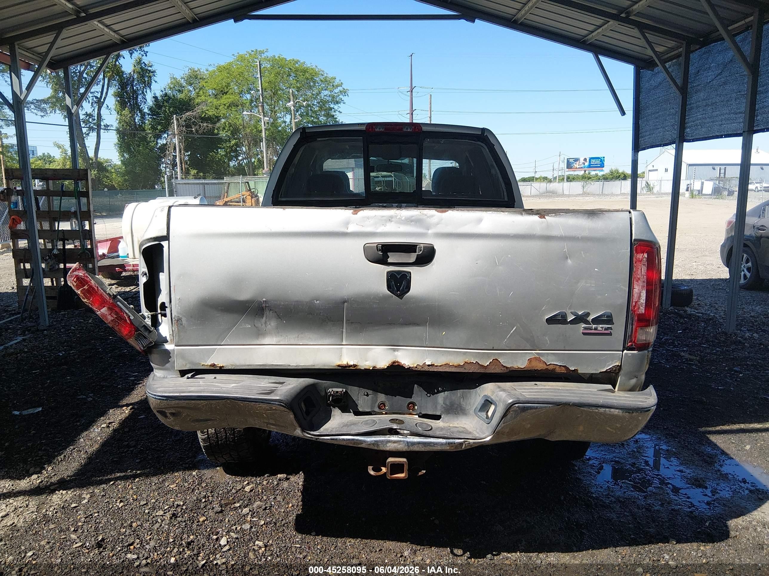 2005 Dodge Ram 1500 Slt/laramie Silver vin: 1D7HU18D35S365181