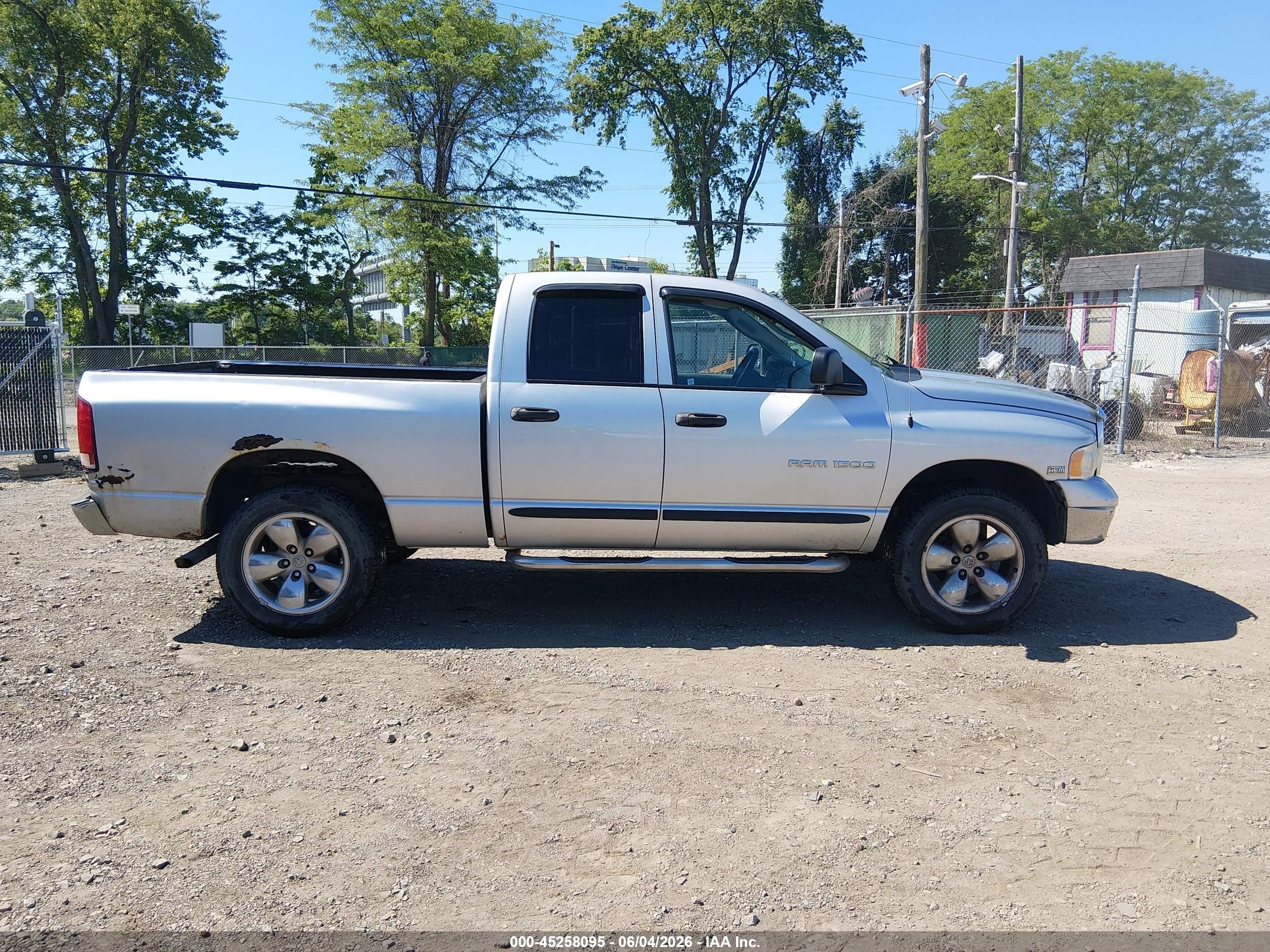 2005 Dodge Ram 1500 Slt/laramie Silver vin: 1D7HU18D35S365181