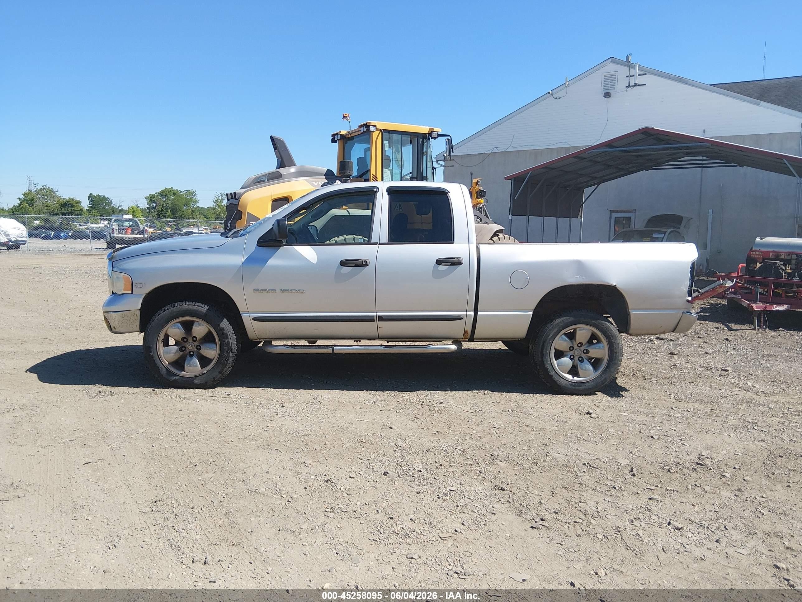2005 Dodge Ram 1500 Slt/laramie Silver vin: 1D7HU18D35S365181