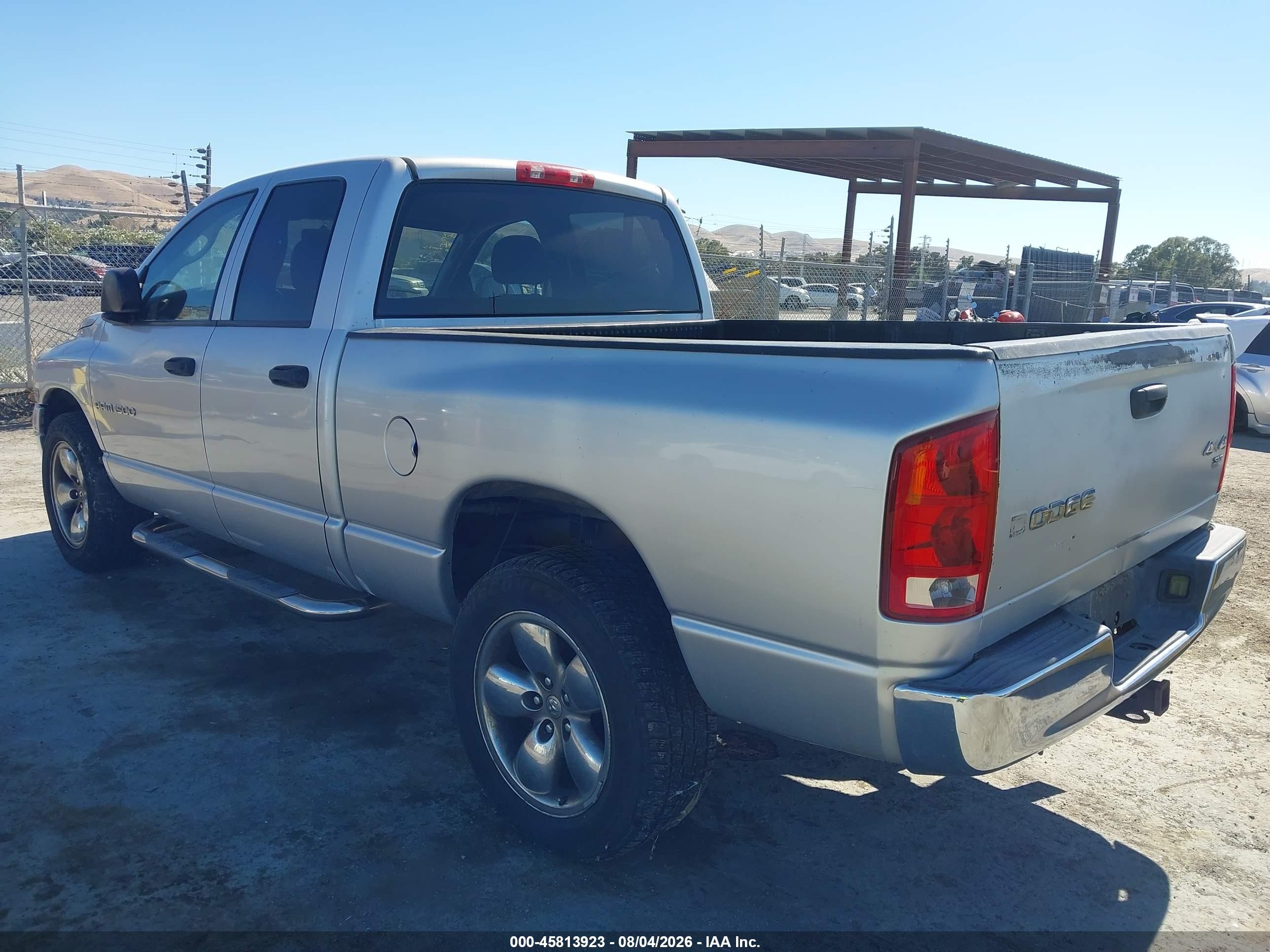 2003 Dodge Ram 1500 Slt/laramie/st Silver vin: 1D7HU18D43J658364