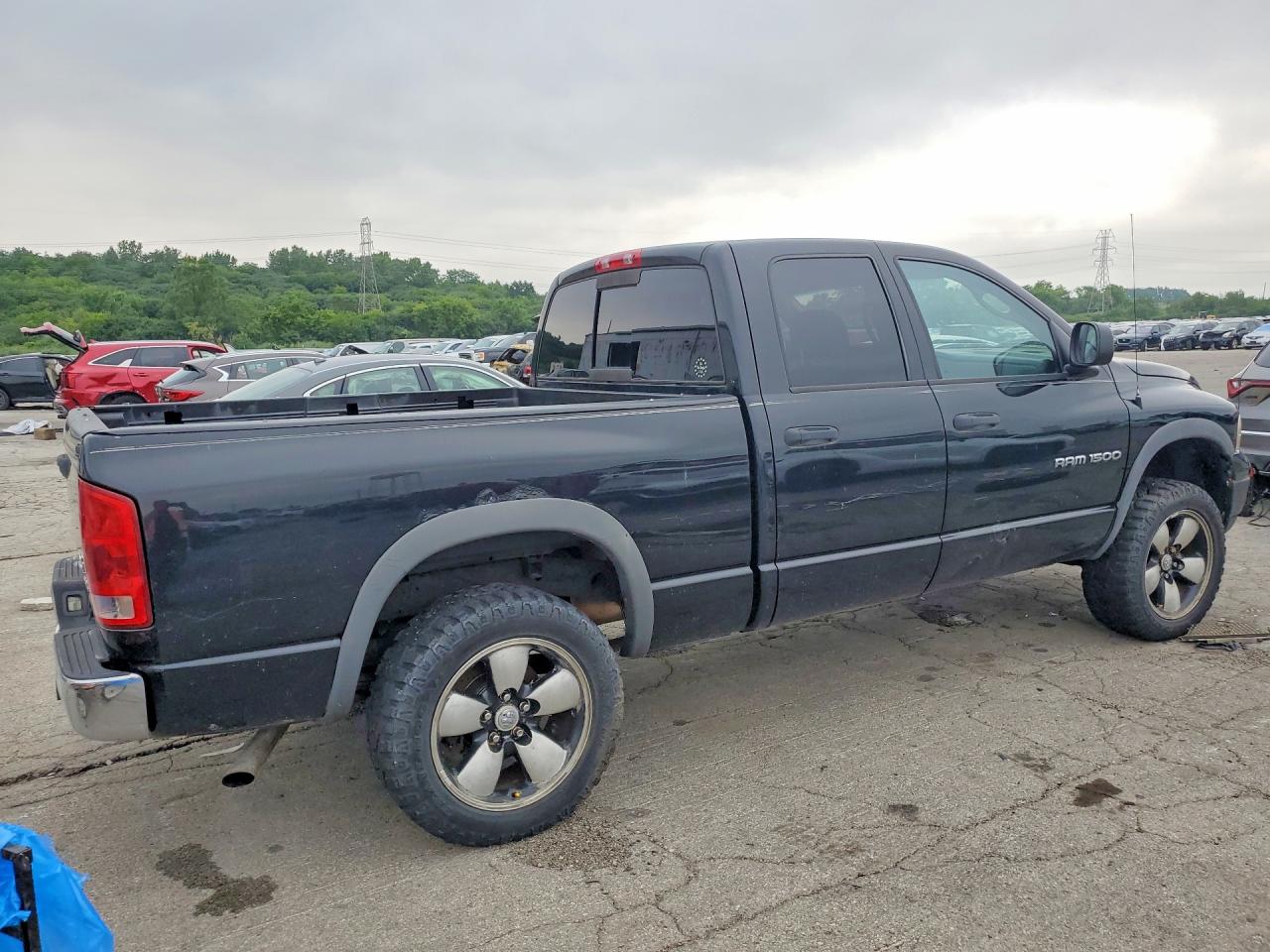 2004 Dodge Ram 1500 St Black vin: 1D7HU18D44J185941