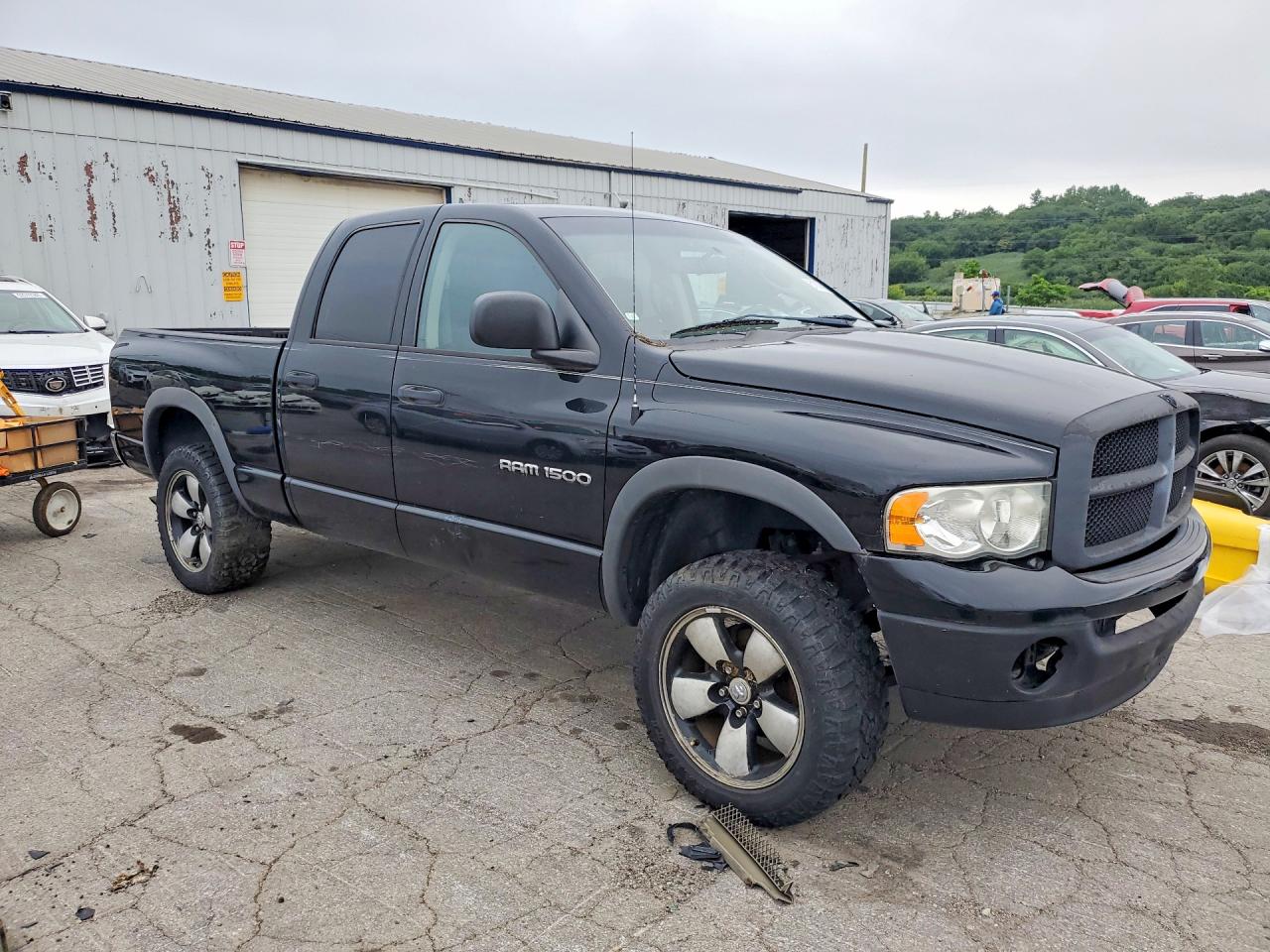 2004 Dodge Ram 1500 St Black vin: 1D7HU18D44J185941