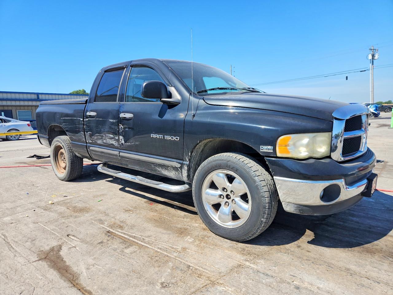 2004 Dodge Ram 1500 St Black vin: 1D7HU18D44S708000