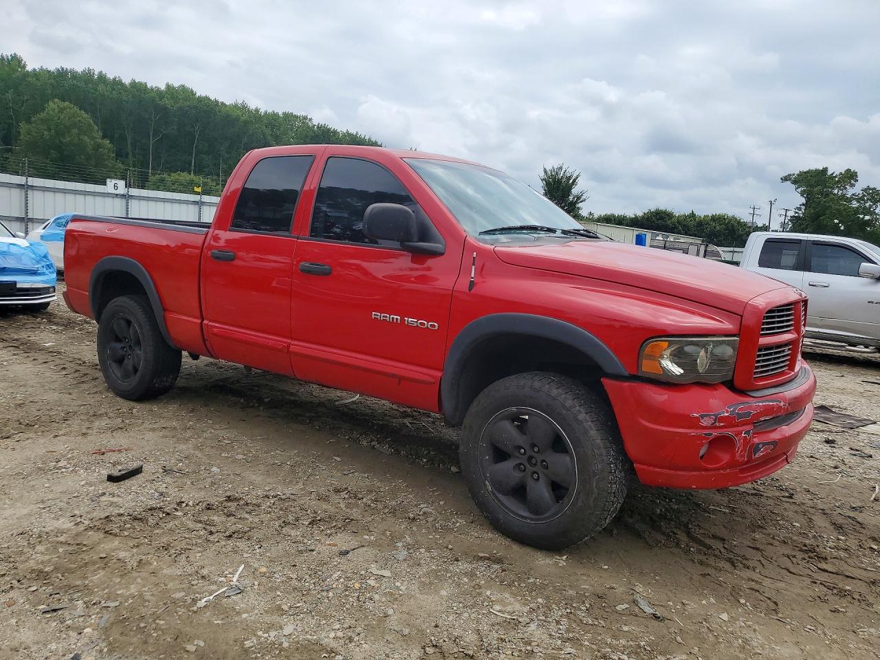 2005 Dodge Ram 1500 St Red vin: 1D7HU18D45J594636