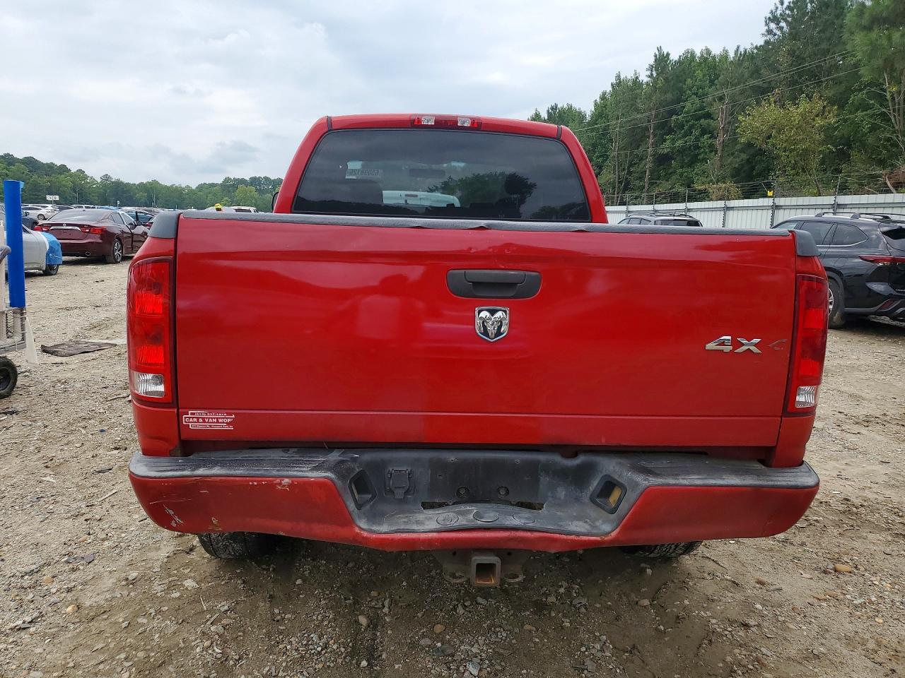 2005 Dodge Ram 1500 St Red vin: 1D7HU18D45J594636