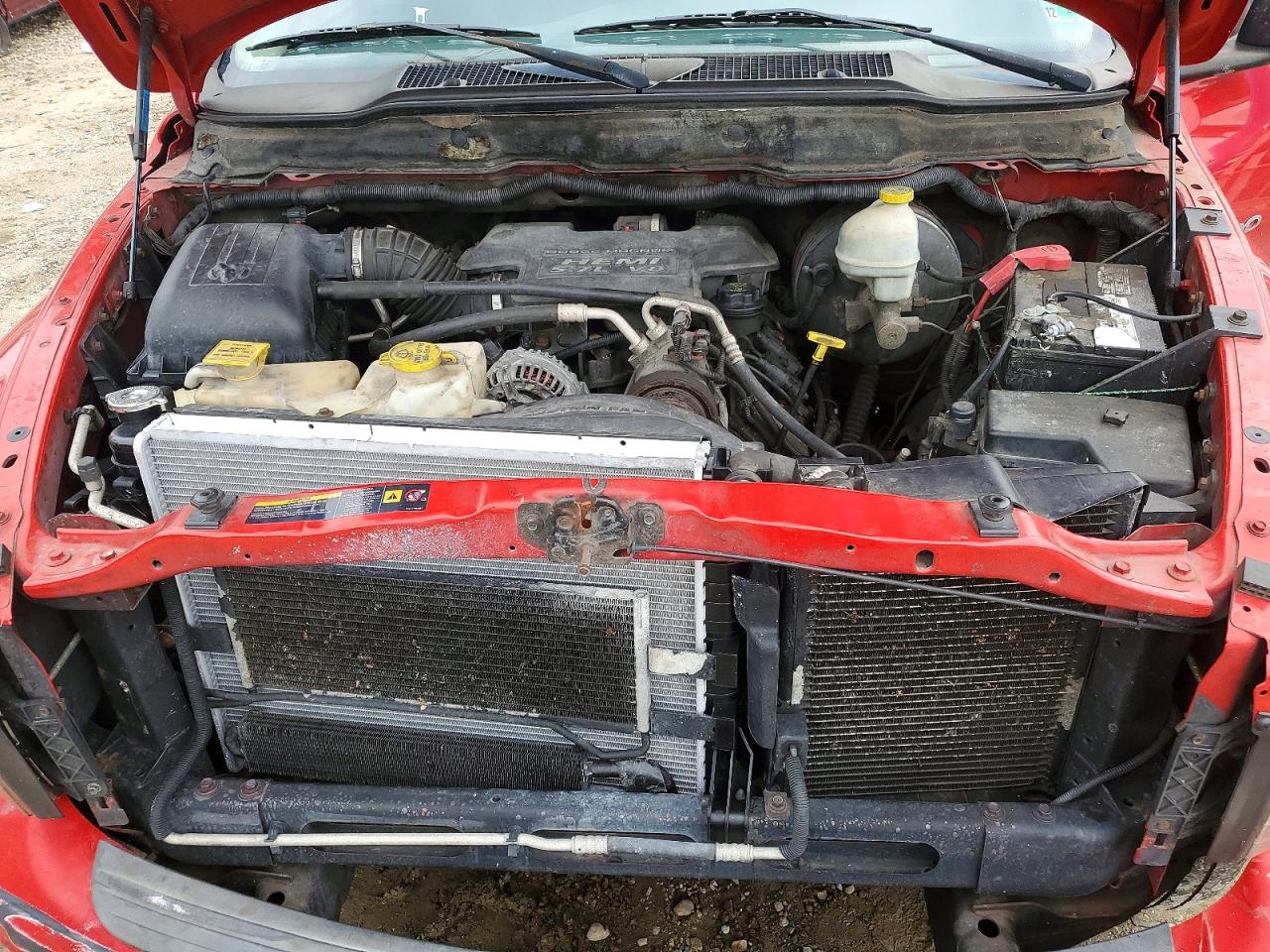 2005 Dodge Ram 1500 St Red vin: 1D7HU18D45J594636