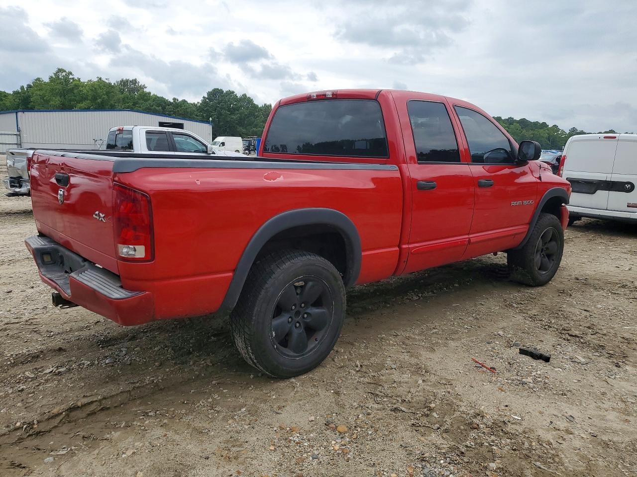 2005 Dodge Ram 1500 St Red vin: 1D7HU18D45J594636