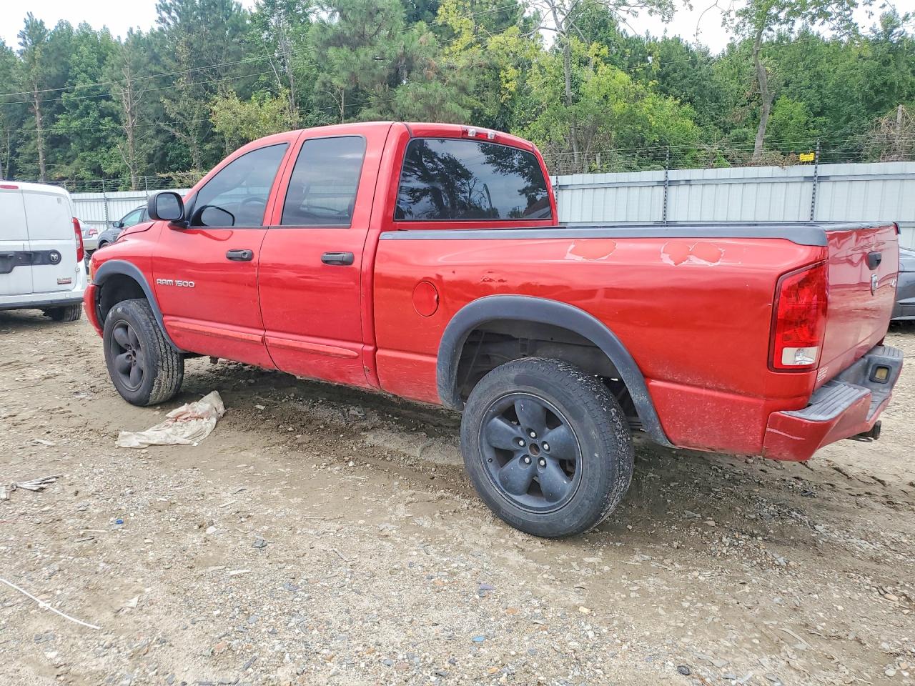 2005 Dodge Ram 1500 St Red vin: 1D7HU18D45J594636