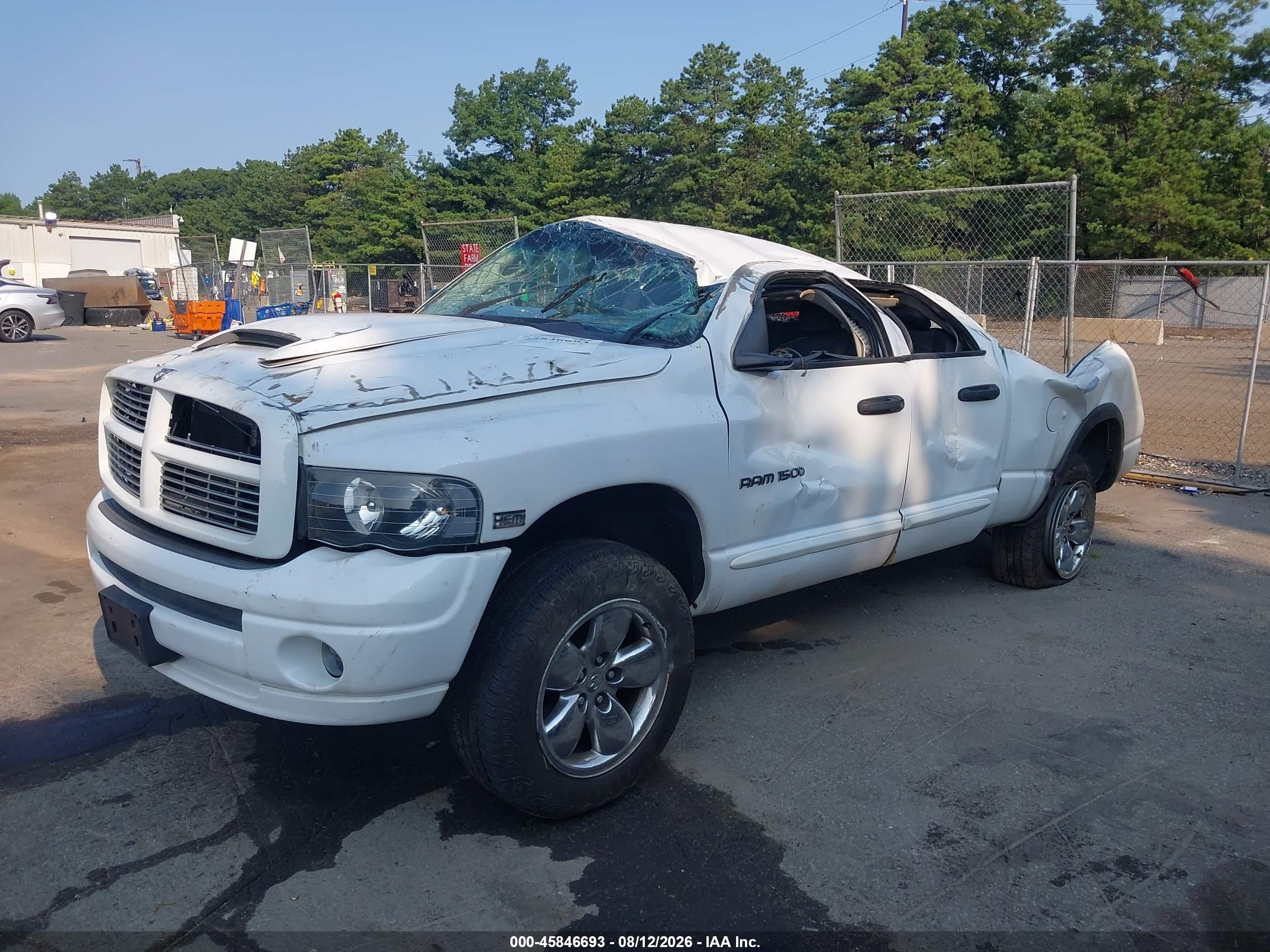 2005 Dodge Ram 1500 Slt/laramie White vin: 1D7HU18D45S192027