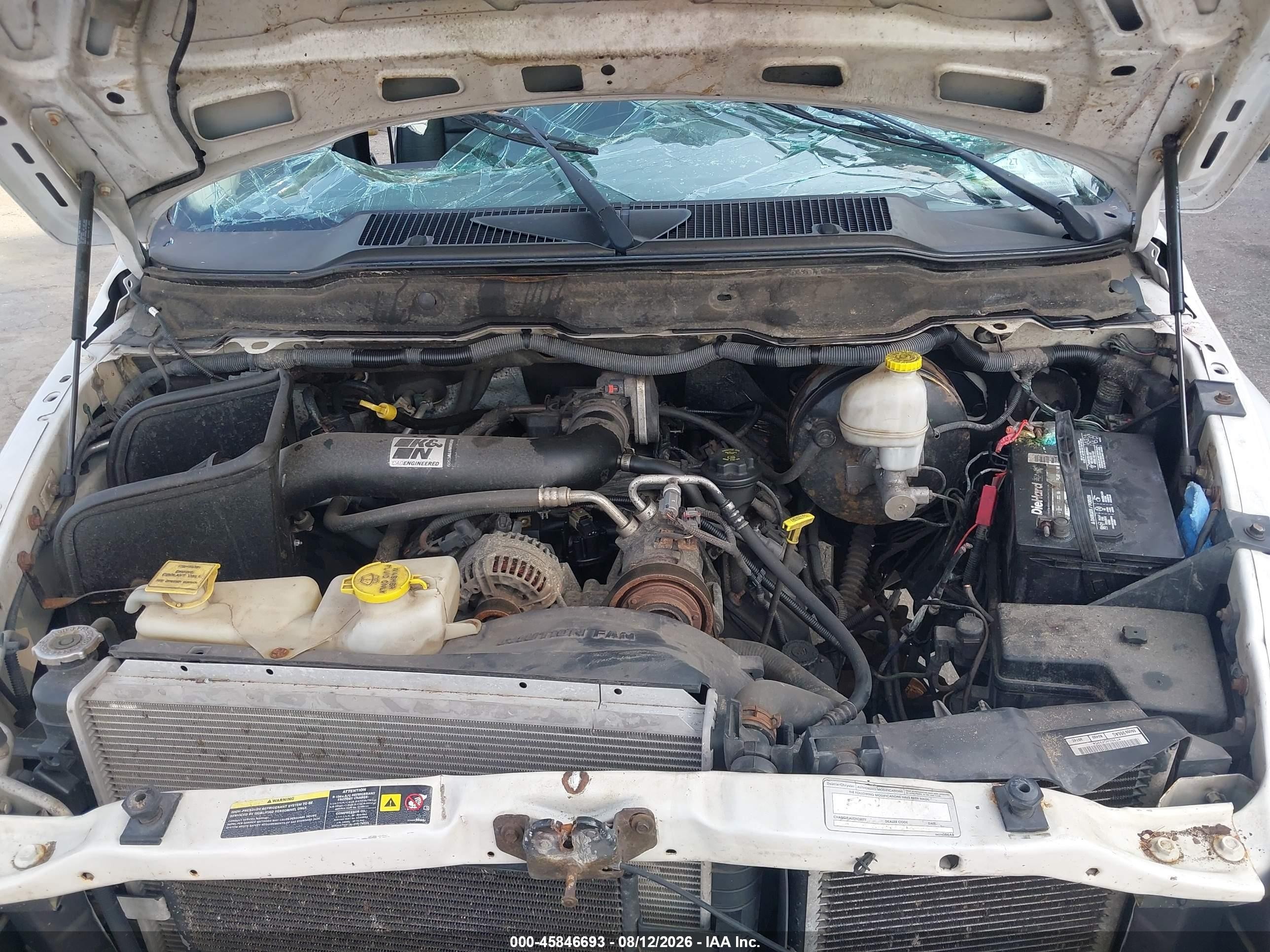 2005 Dodge Ram 1500 Slt/laramie White vin: 1D7HU18D45S192027