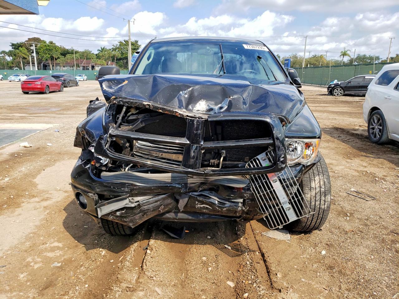 2005 Dodge Ram 1500 St Black vin: 1D7HU18D45S351449