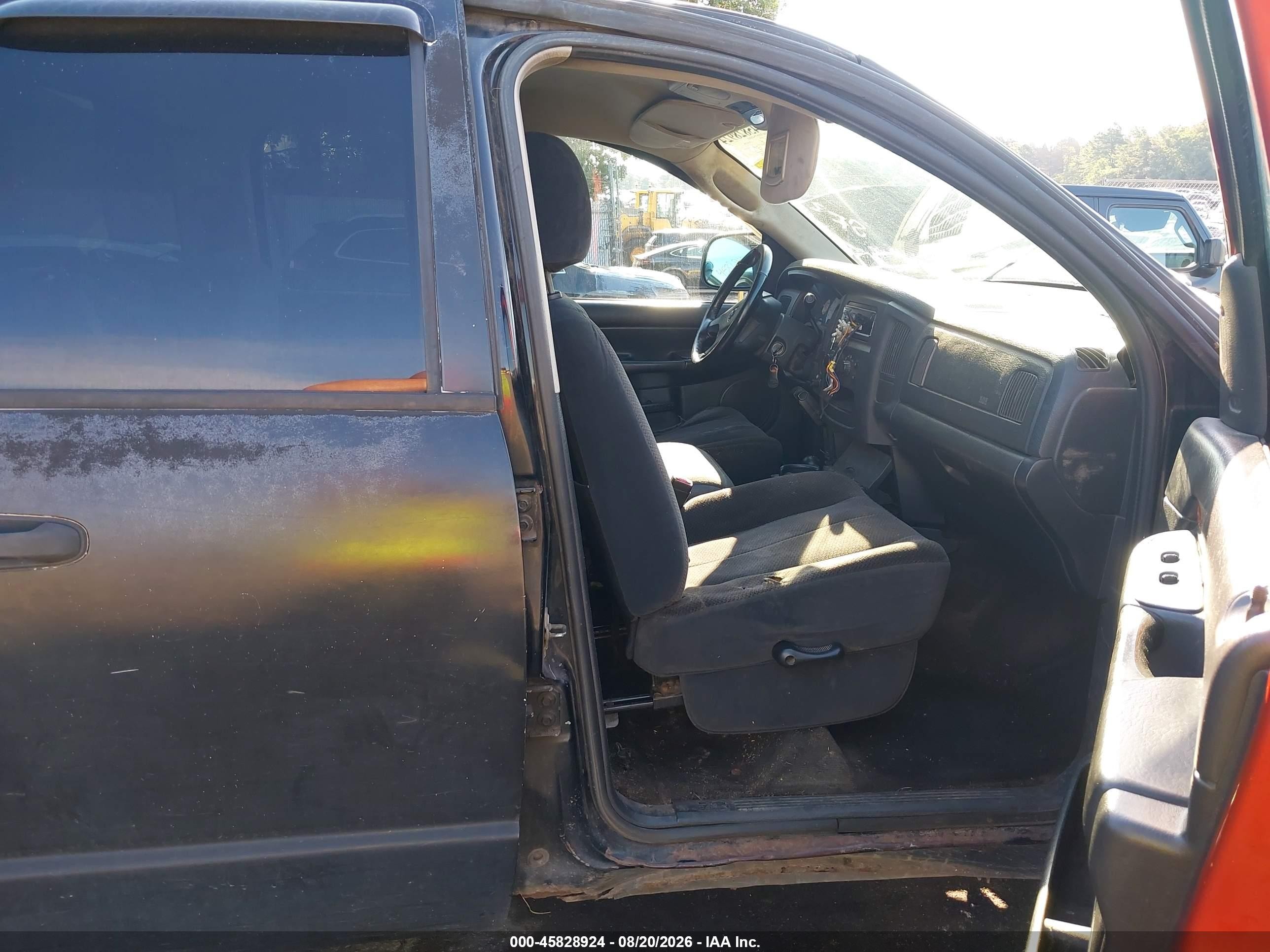 2003 Dodge Ram 1500 Slt/laramie/st Black vin: 1D7HU18D53S337668