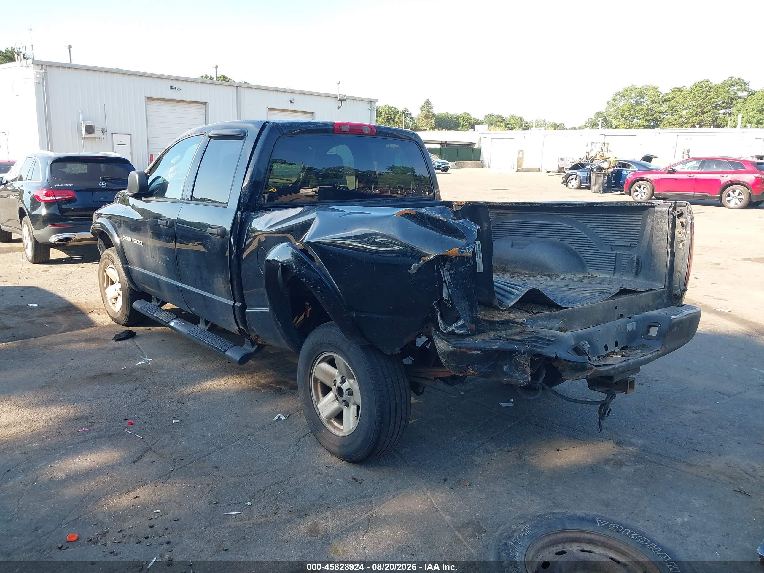 2003 Dodge Ram 1500 Slt/laramie/st Black vin: 1D7HU18D53S337668