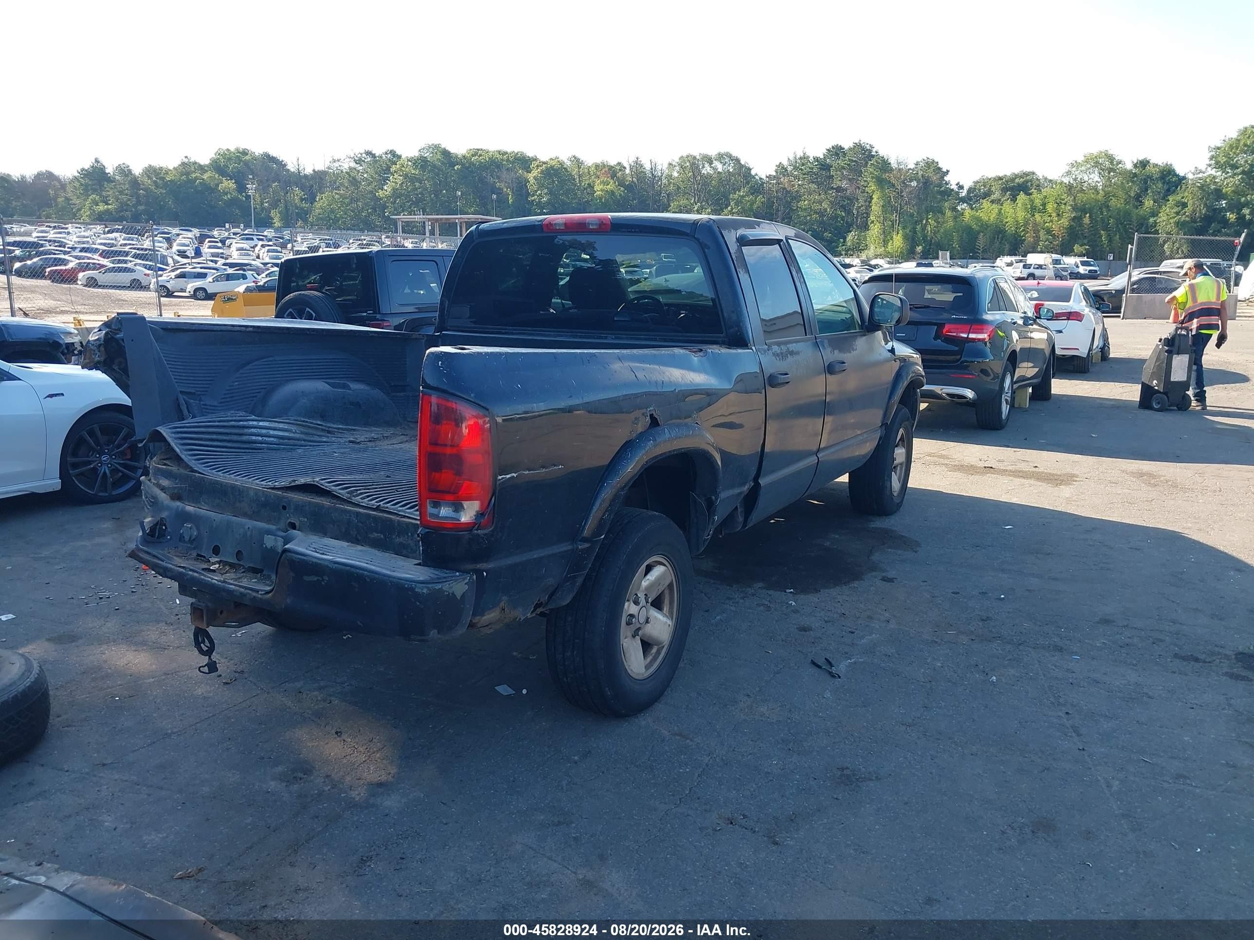 2003 Dodge Ram 1500 Slt/laramie/st Black vin: 1D7HU18D53S337668
