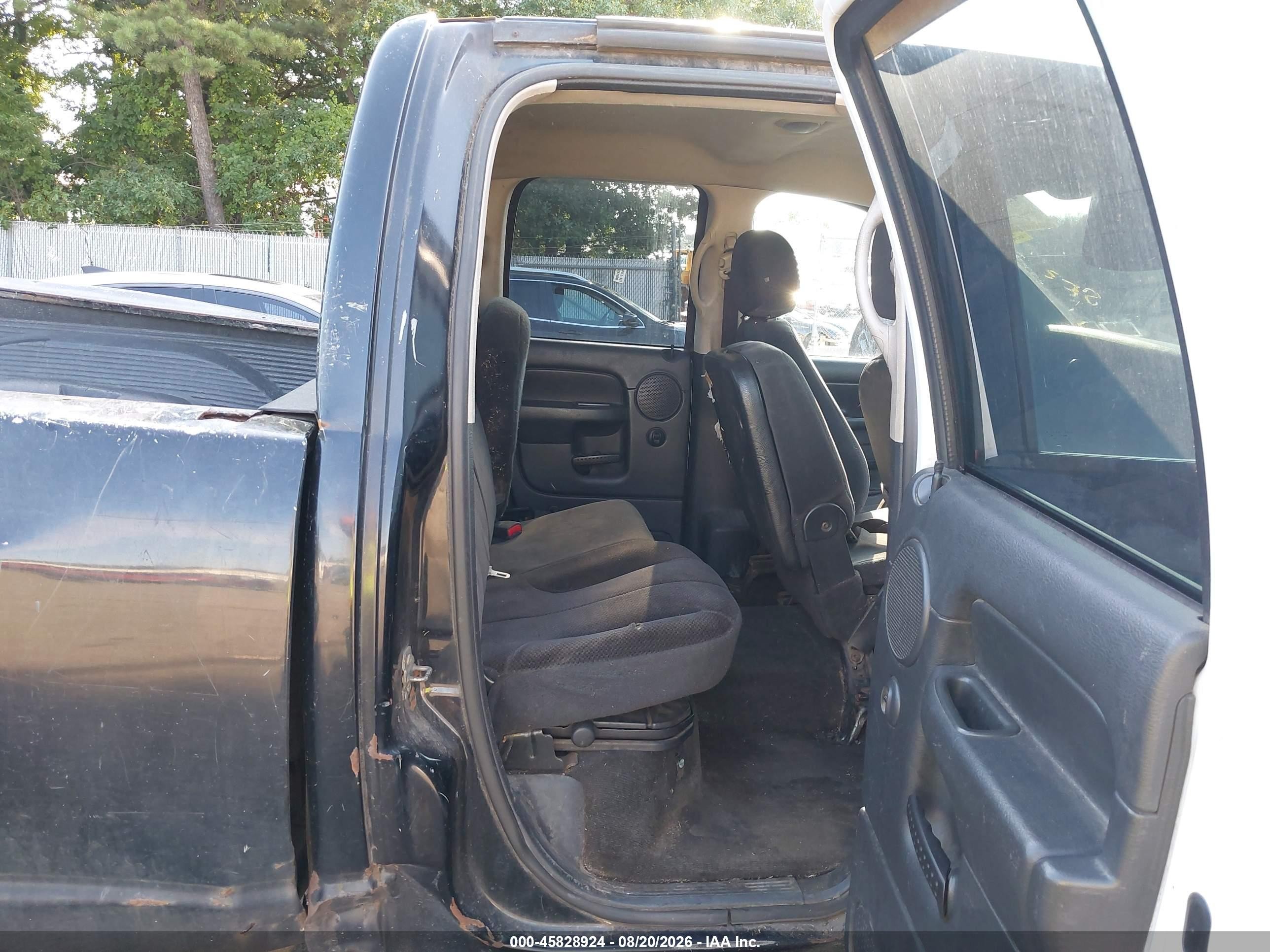 2003 Dodge Ram 1500 Slt/laramie/st Black vin: 1D7HU18D53S337668