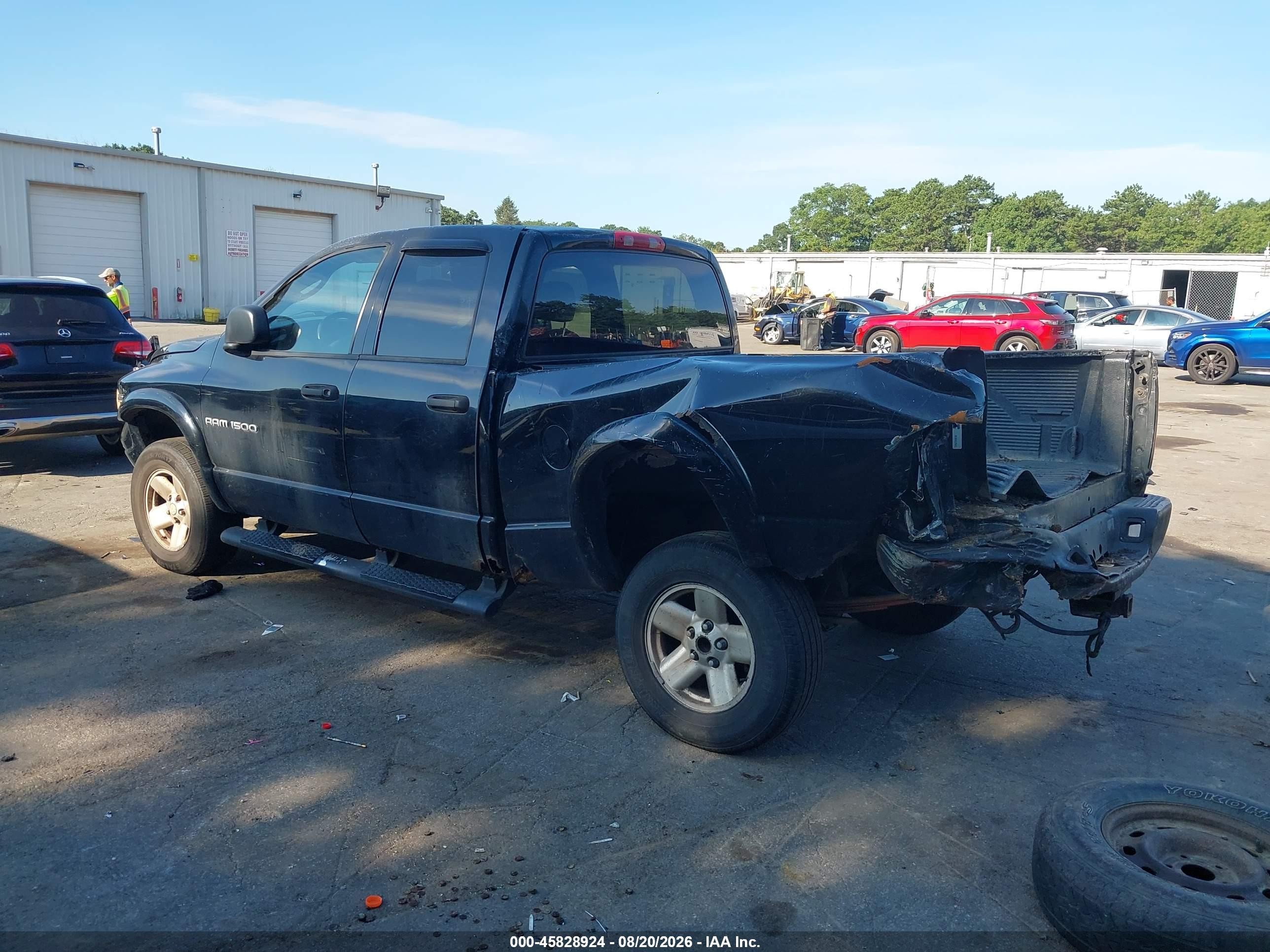 2003 Dodge Ram 1500 Slt/laramie/st Black vin: 1D7HU18D53S337668