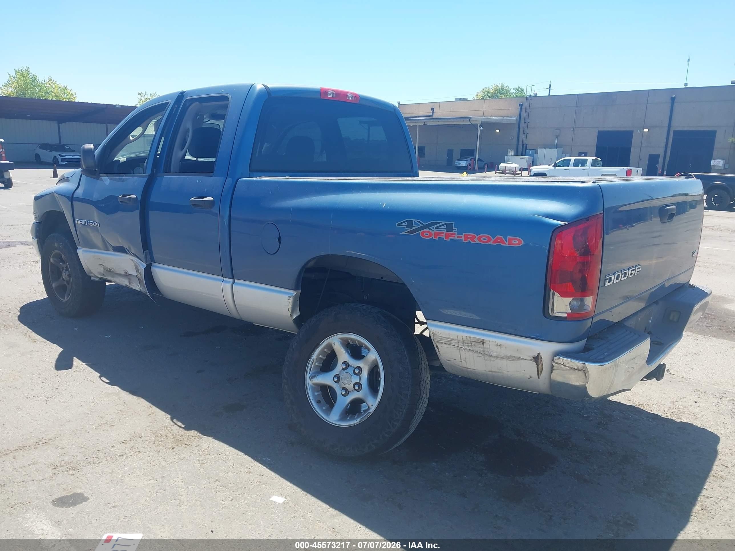 2003 Dodge Ram 1500 Slt/laramie/st Light Blue vin: 1D7HU18D53S373361