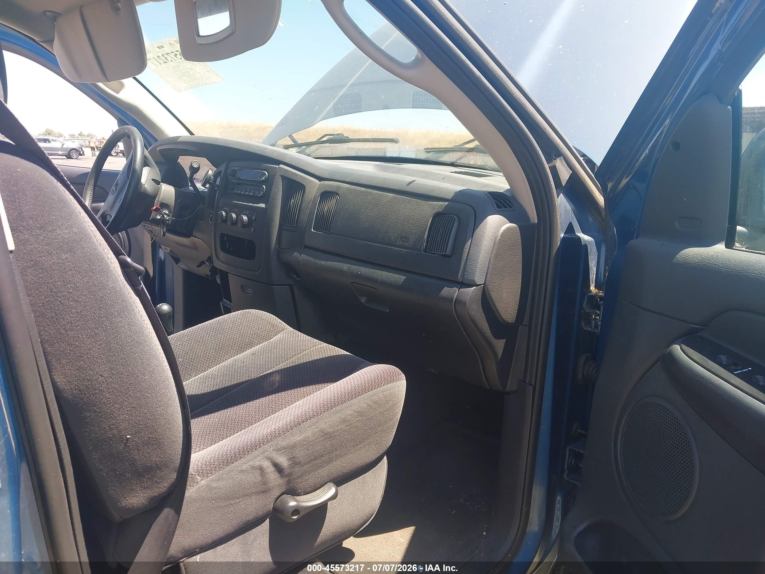 2003 Dodge Ram 1500 Slt/laramie/st Light Blue vin: 1D7HU18D53S373361