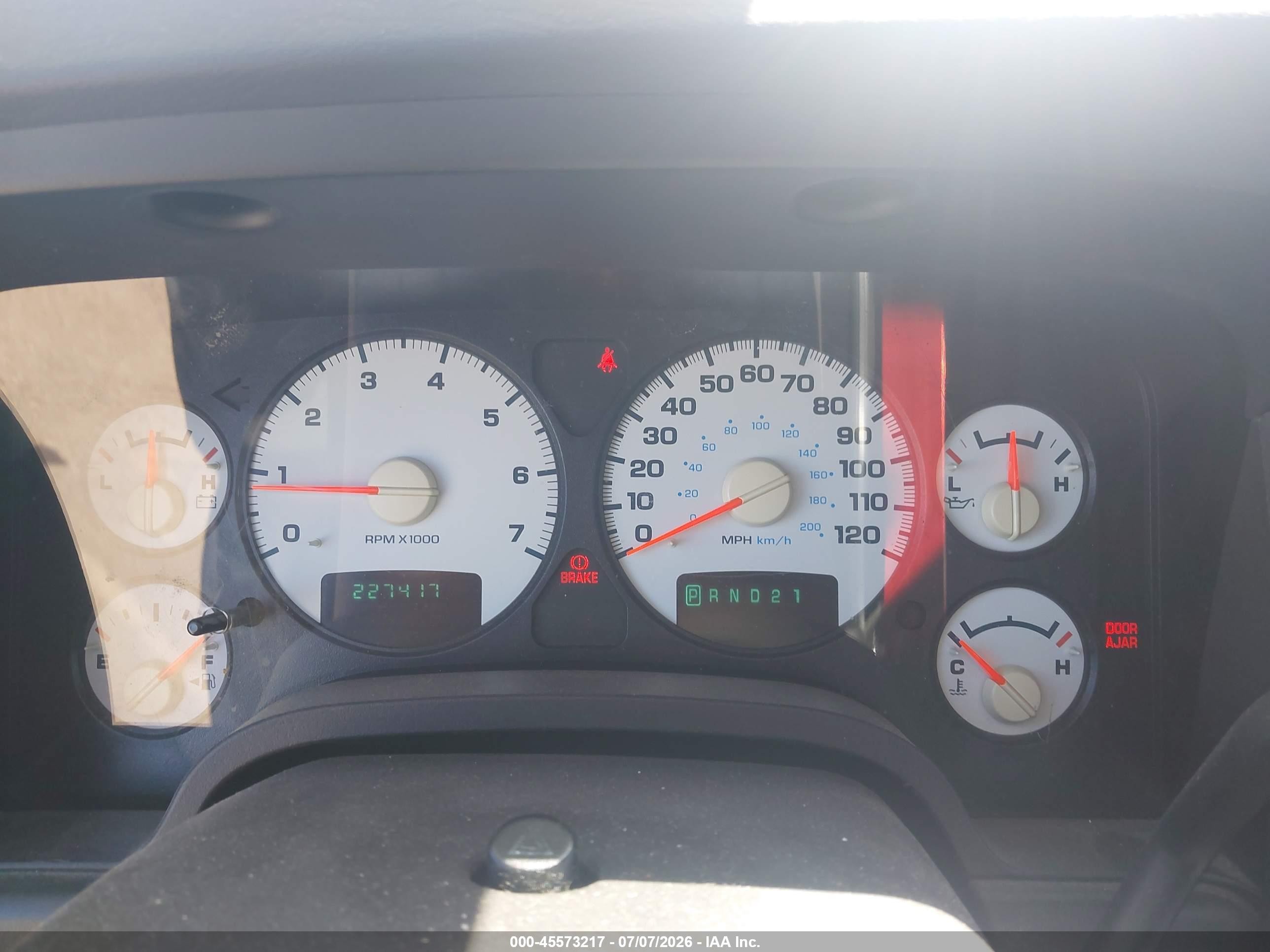 2003 Dodge Ram 1500 Slt/laramie/st Light Blue vin: 1D7HU18D53S373361