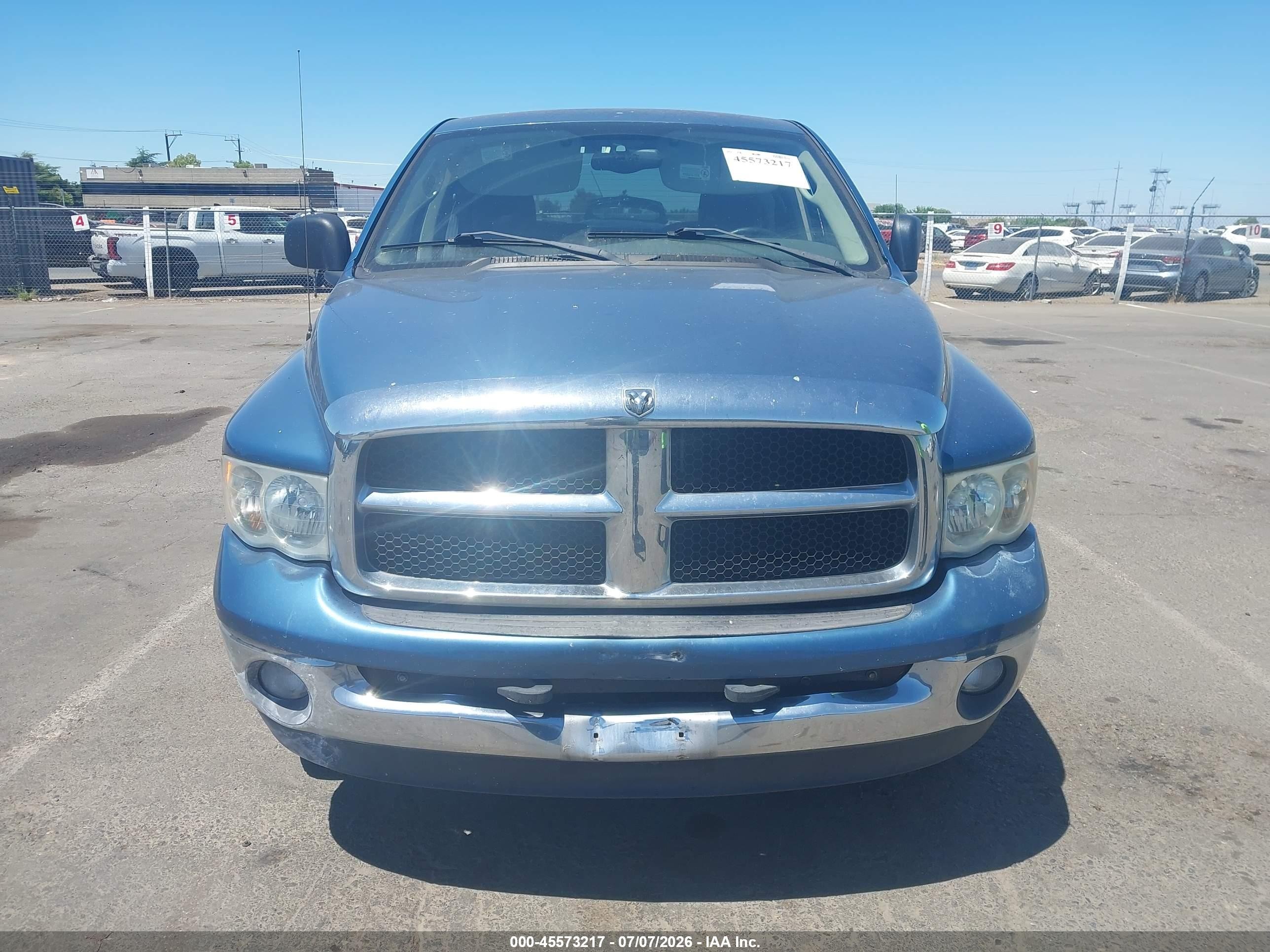 2003 Dodge Ram 1500 Slt/laramie/st Light Blue vin: 1D7HU18D53S373361