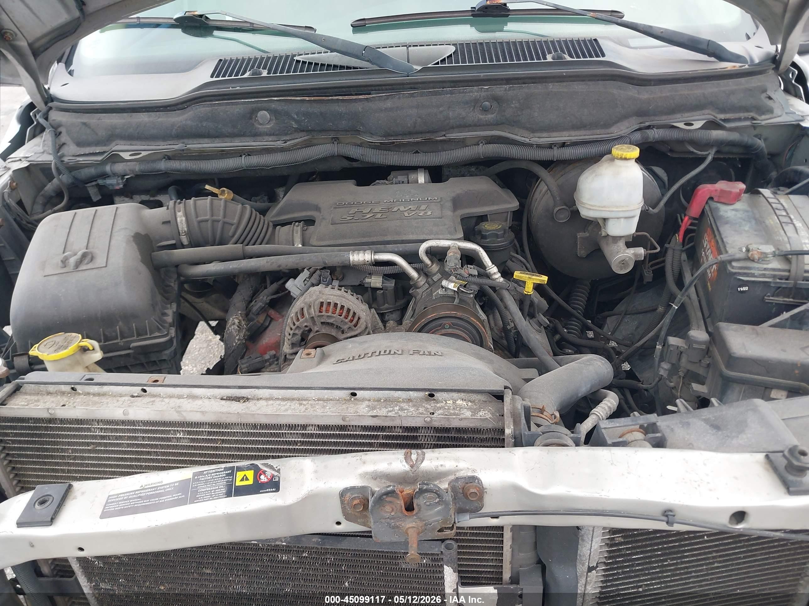 2004 Dodge Ram 1500 Slt/laramie Серебряный vin: 1D7HU18D54J236587