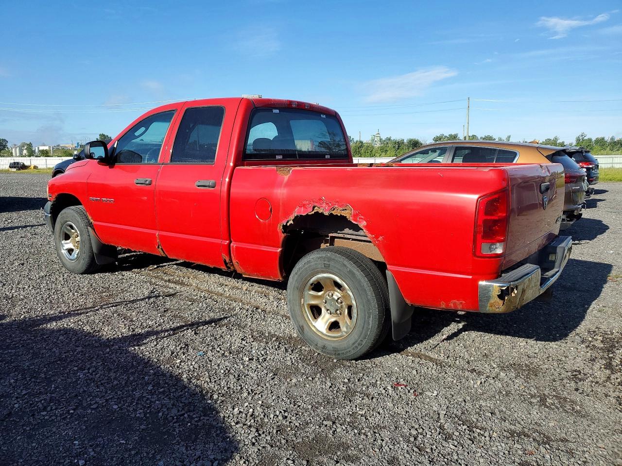 2005 Dodge Ram 1500 St Red vin: 1D7HU18D55J532159