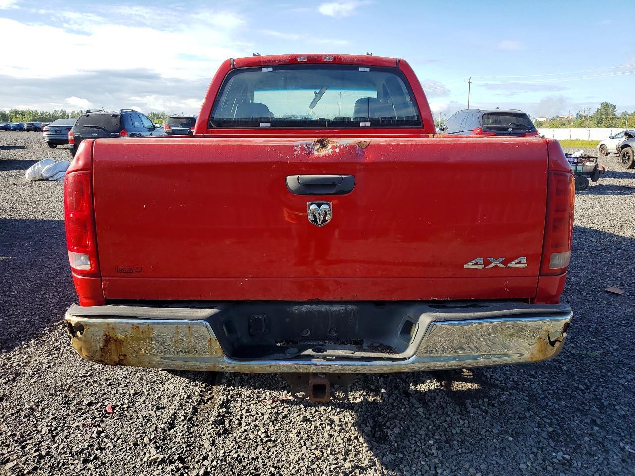 2005 Dodge Ram 1500 St Red vin: 1D7HU18D55J532159
