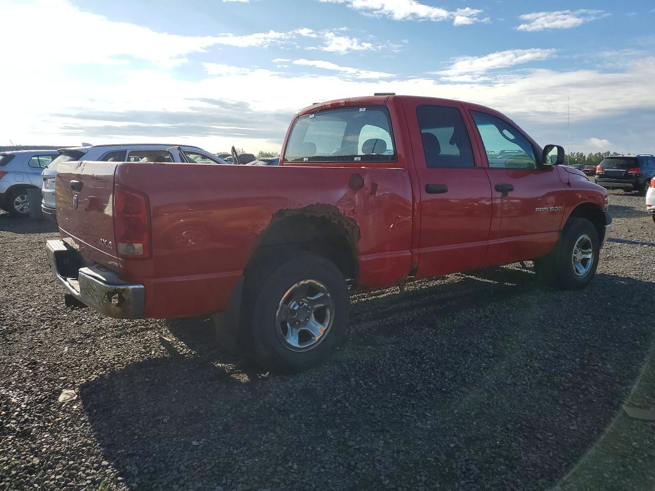 2005 Dodge Ram 1500 St Red vin: 1D7HU18D55J532159